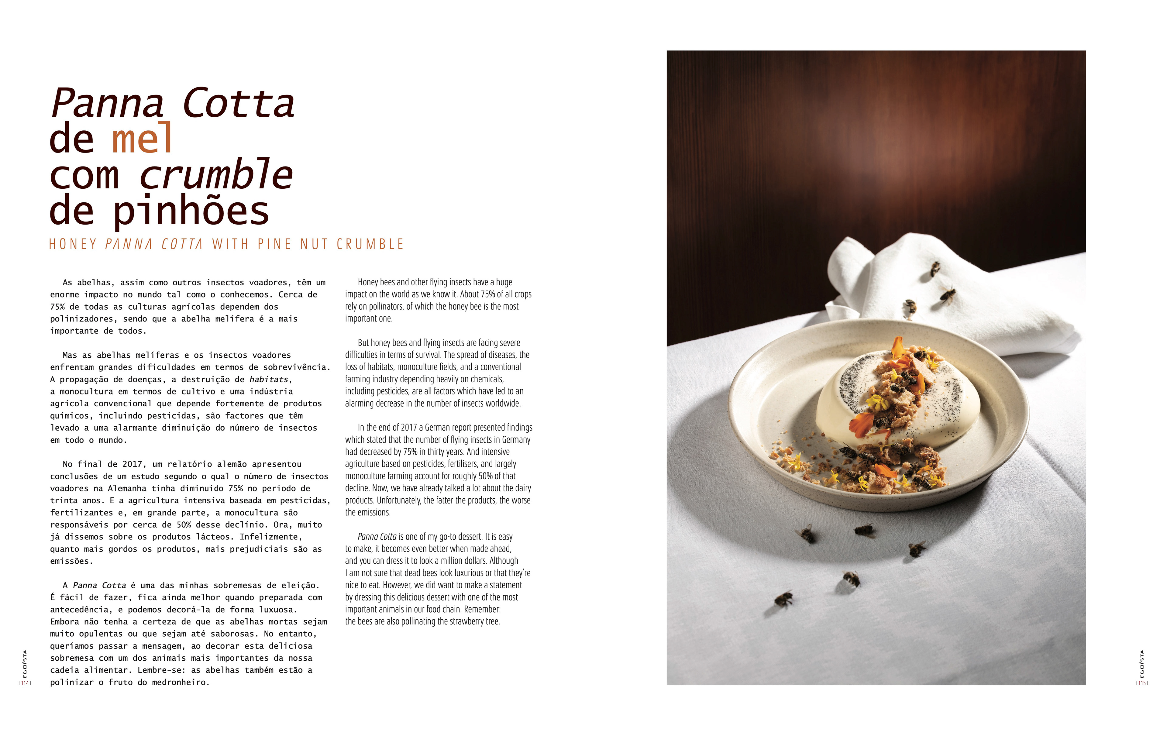 Pages from Egoista - food feature in Egoista Magazine - photo Martin Kaufmann