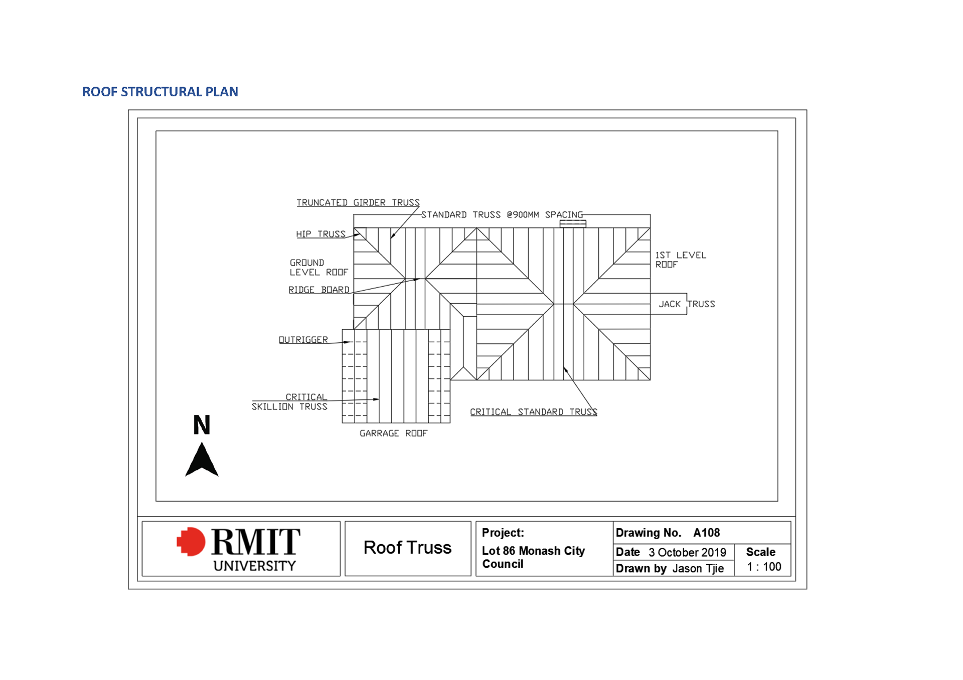 Roof Truss Plan