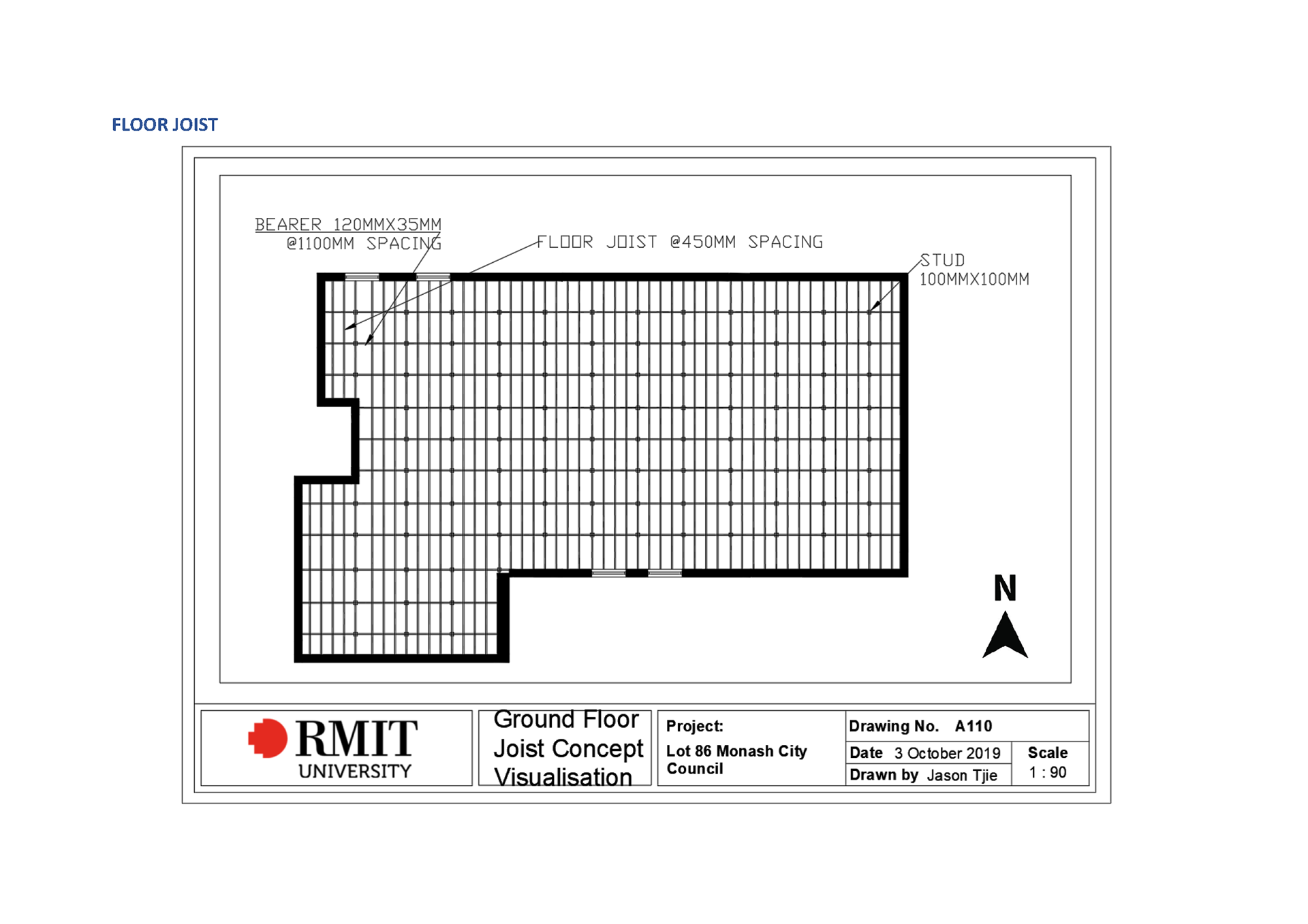 Ground Floor Joist Plan