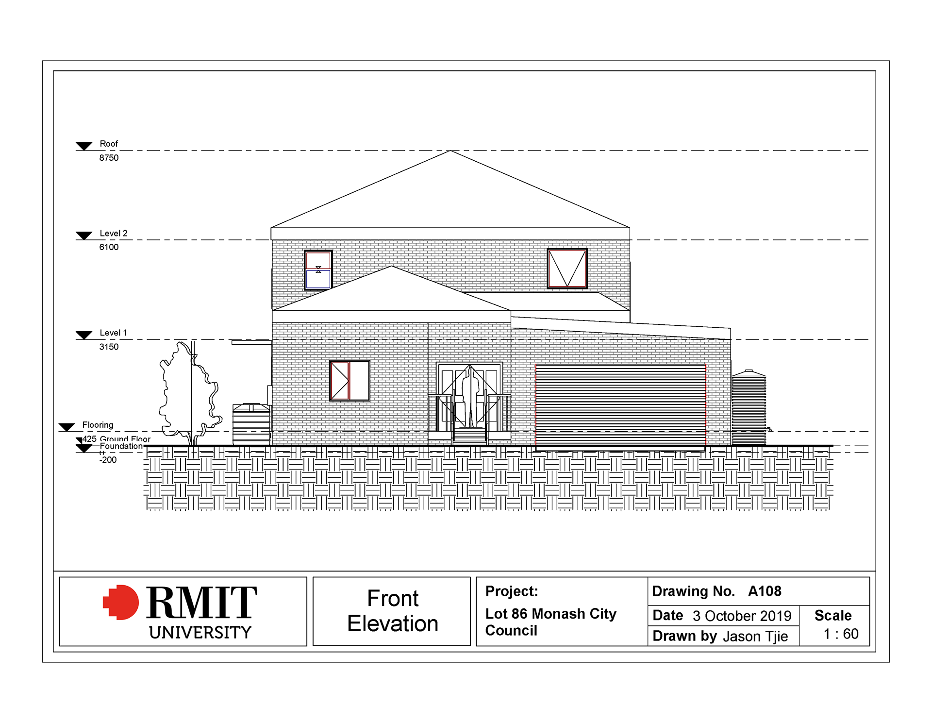 Front Elevation View