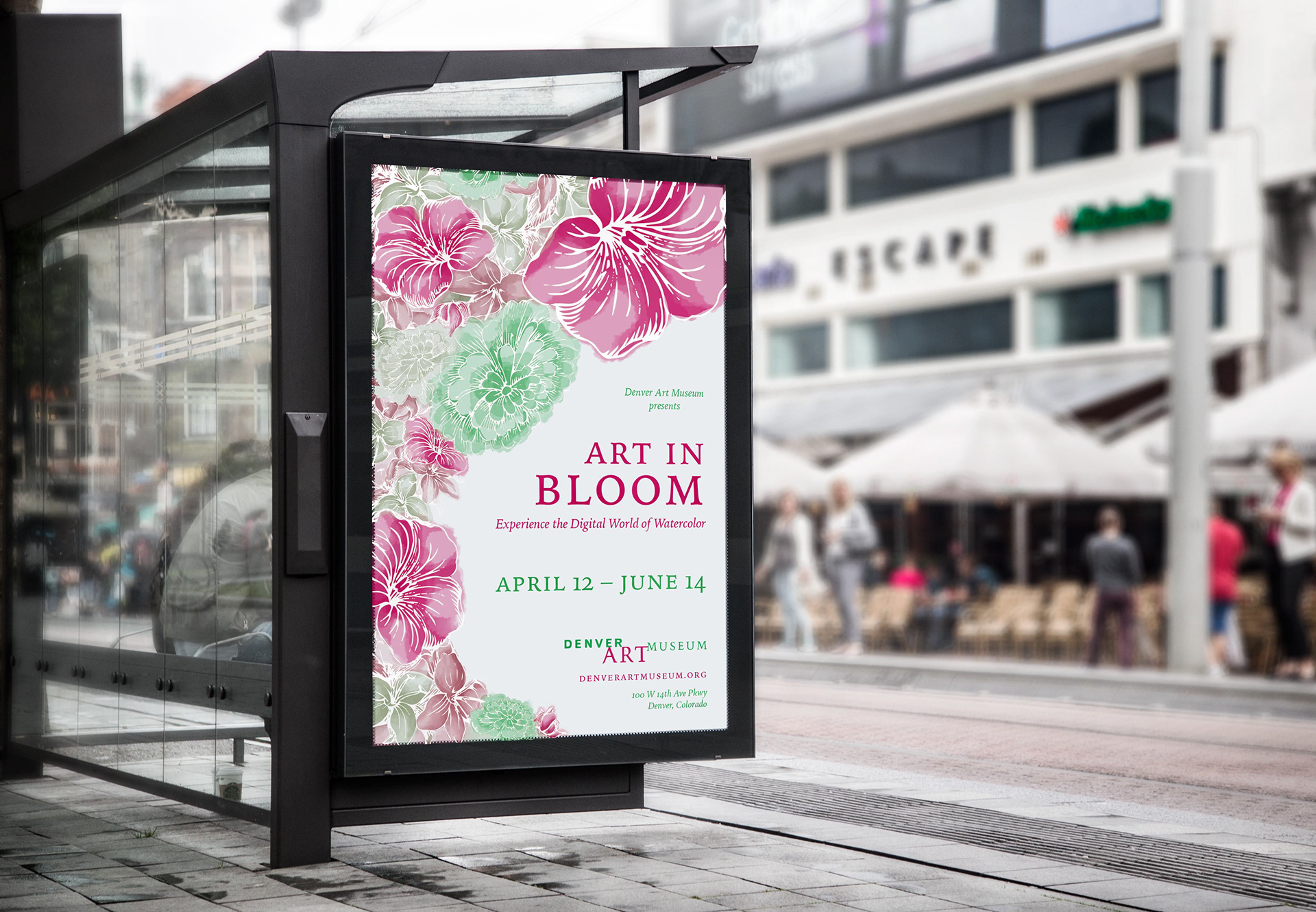 Art In Bloom Exhibit Poster
