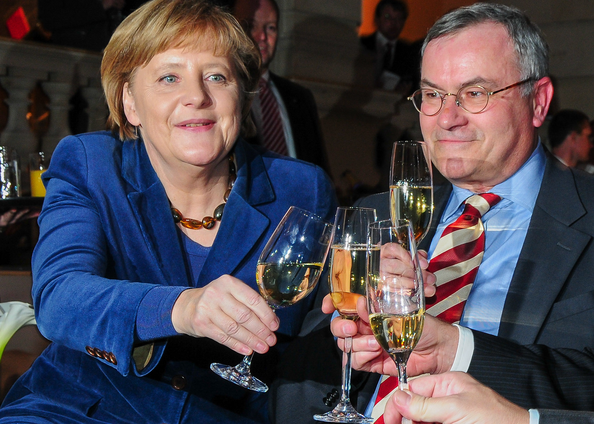 Angela Merkel und Kurt Kister 2011