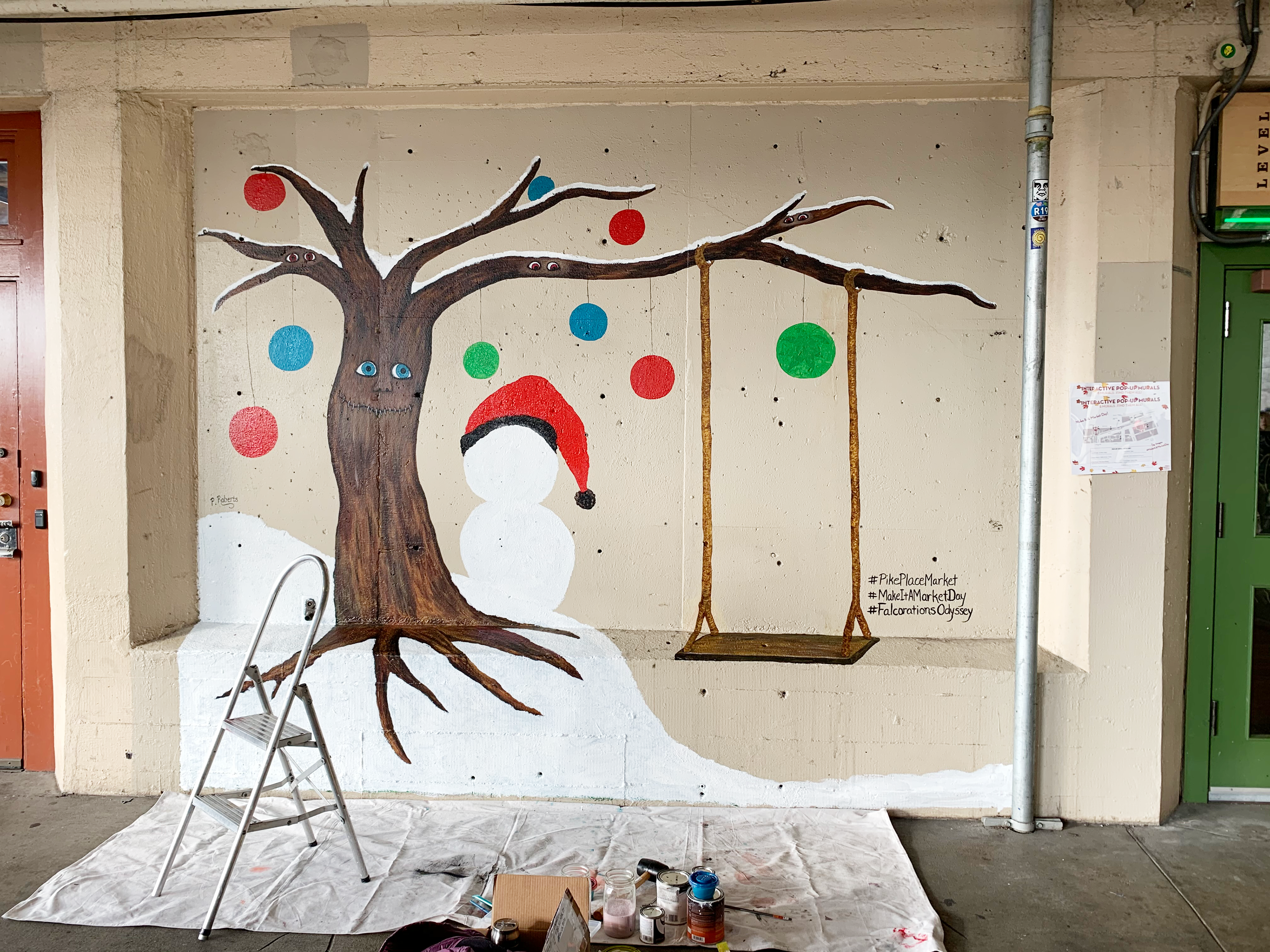 PPM Mural in progress