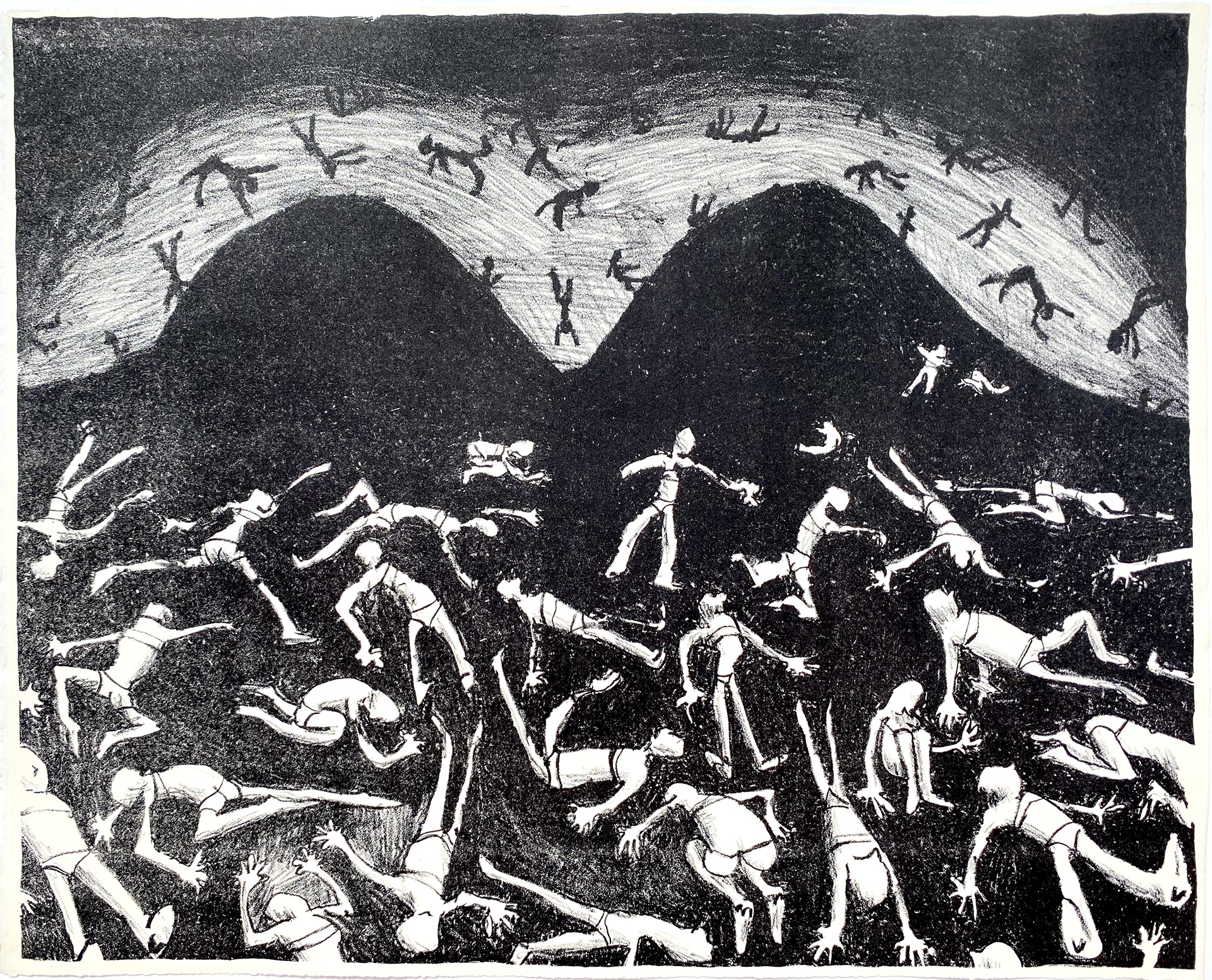 “Playfull Chaos?”, 1/6 Lithography, 2017