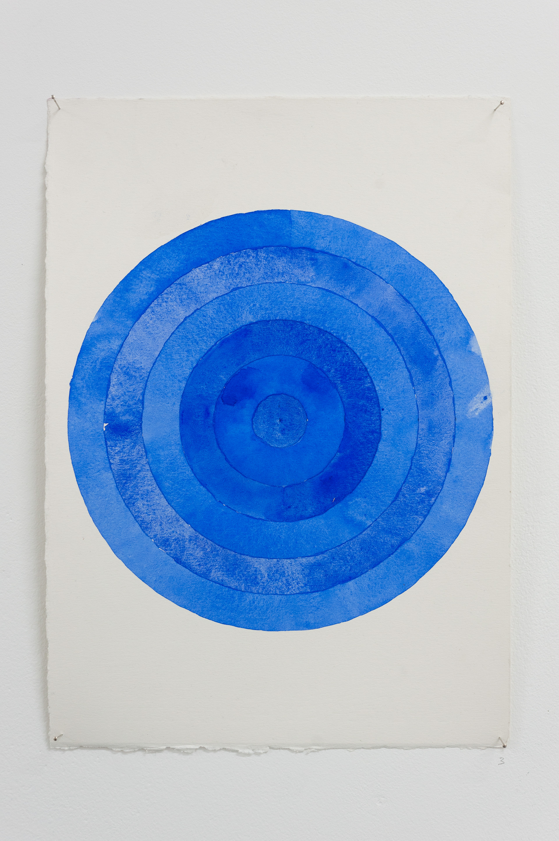 Omega Circles, Graphite and watercolour on Cotton rag paper, 35 x 25 cm