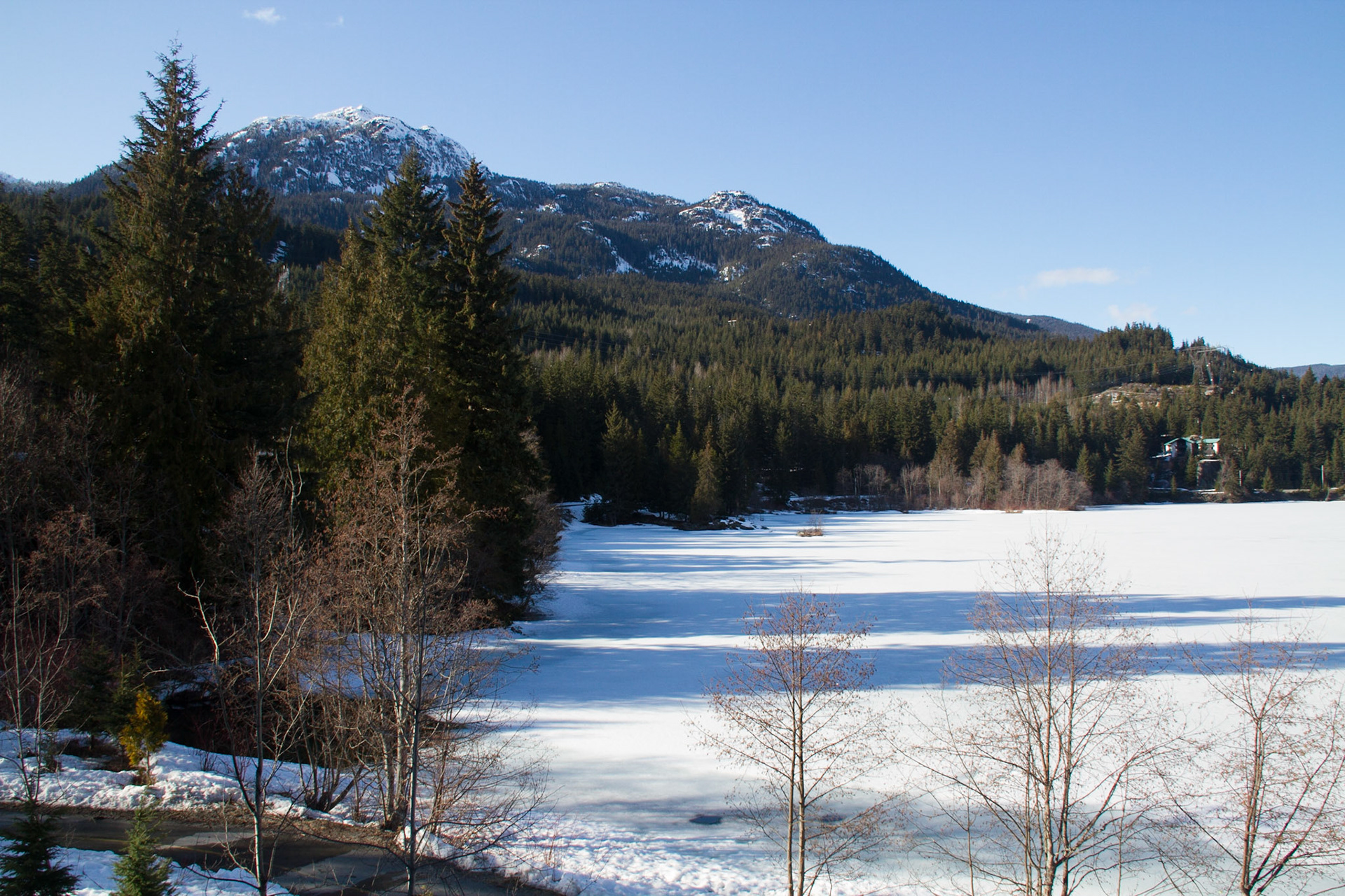 View from room at Nita Lake