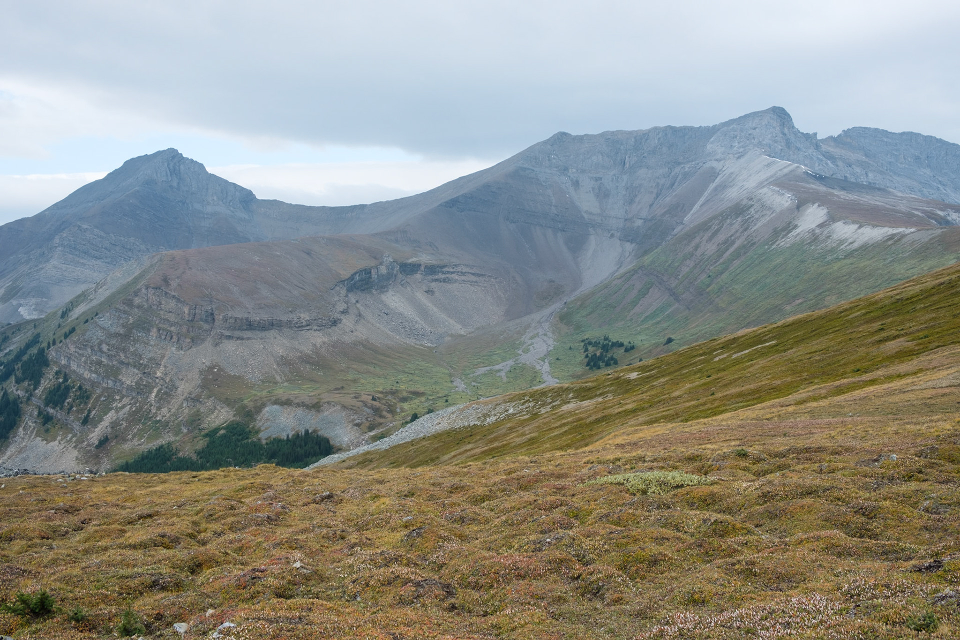 Mt Charles Stewart ridge and the North Bowl
