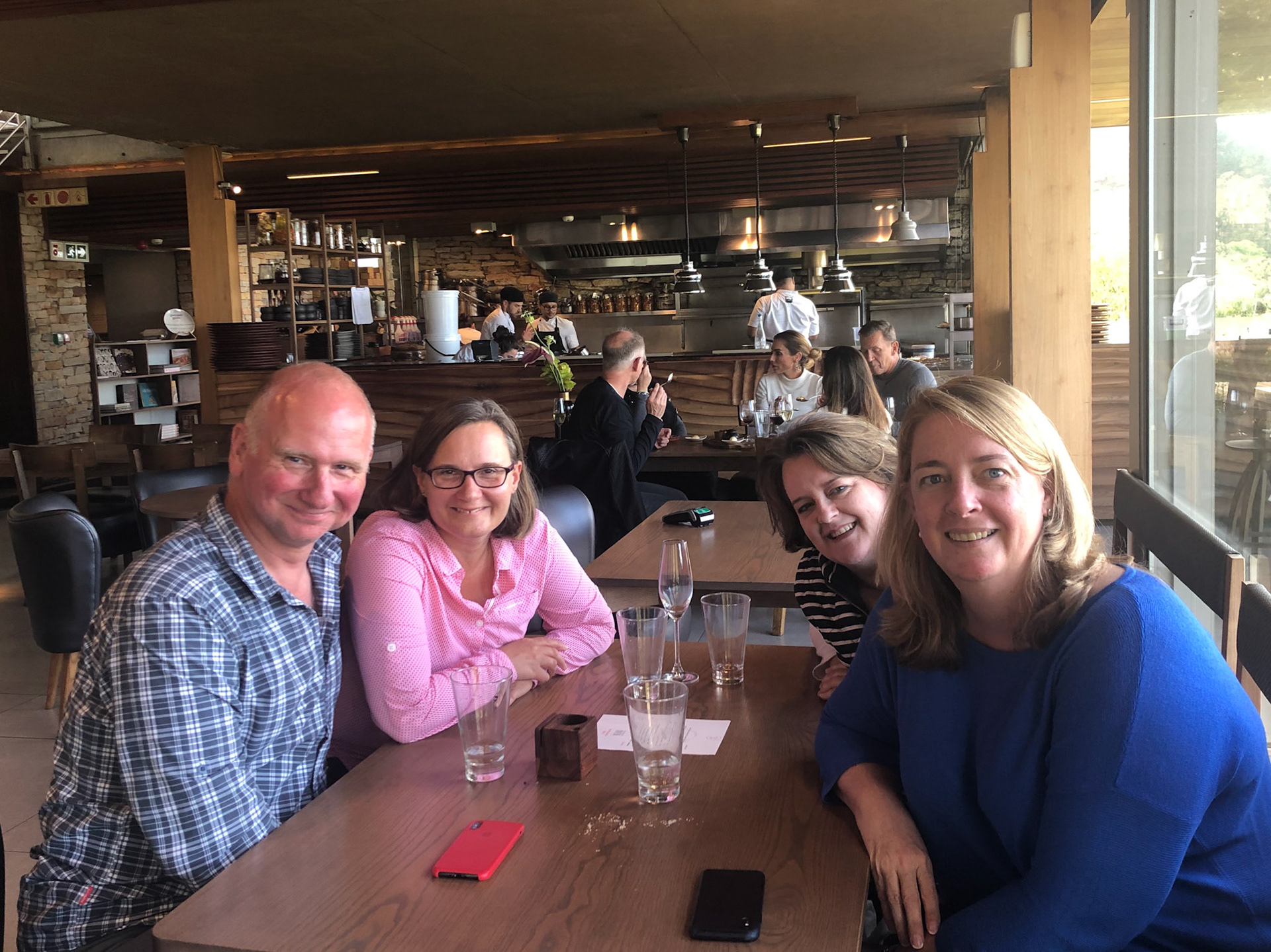 Lunch at Chefs Warehouse, Beau Constantia with Caro and Wilna