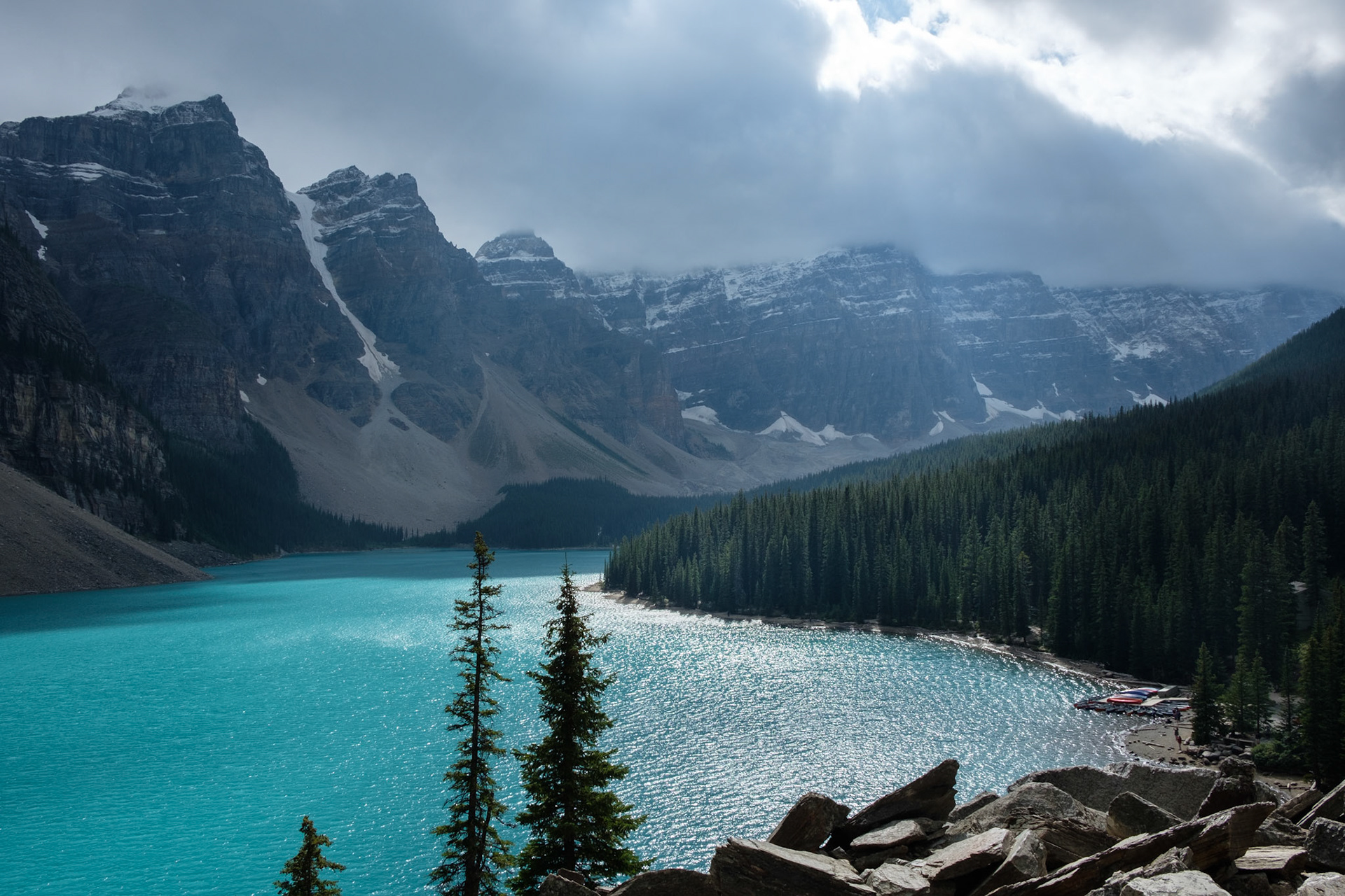 Moraine Lake, from the Rockpile