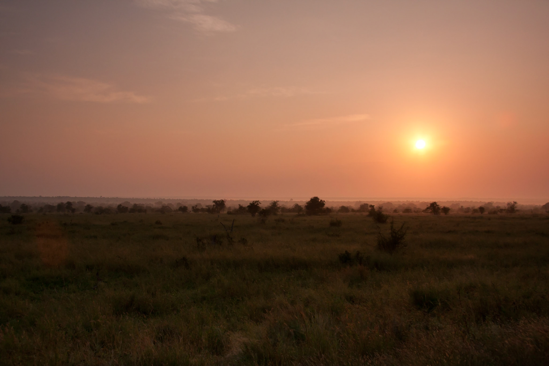 Sunrise over the Kruger National Park