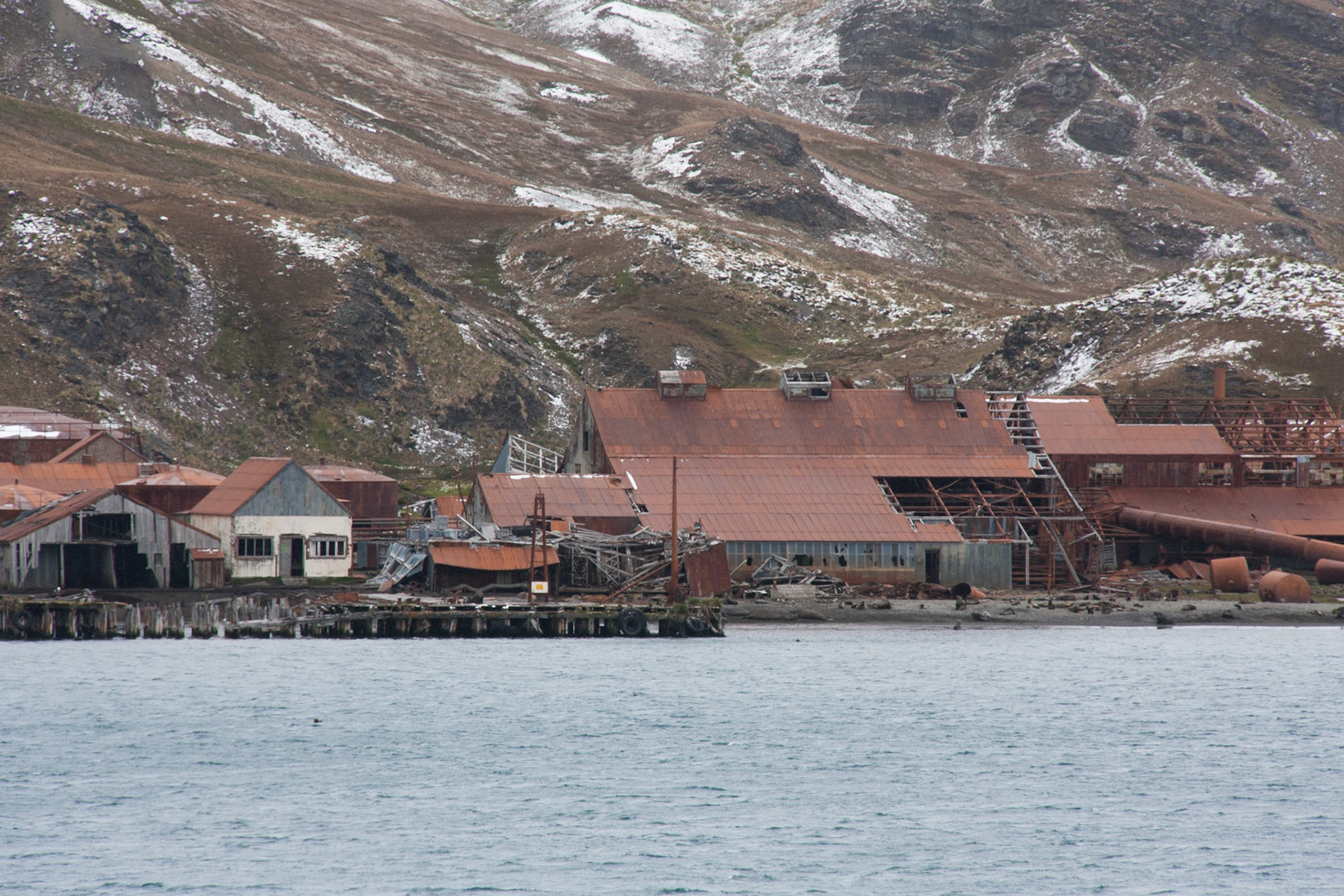 Old whaling station at Stromness