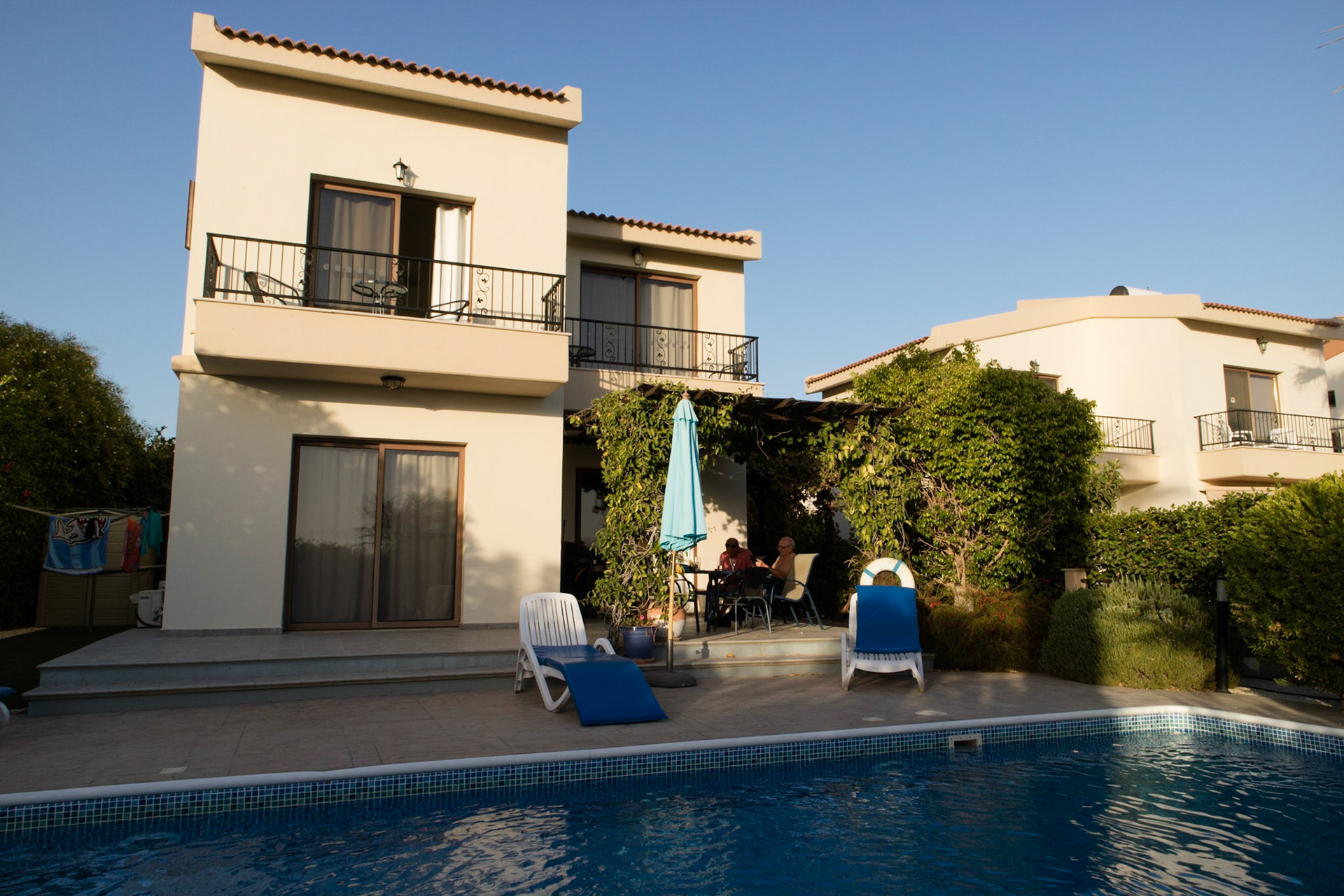 Ampeli Villa late afternoon