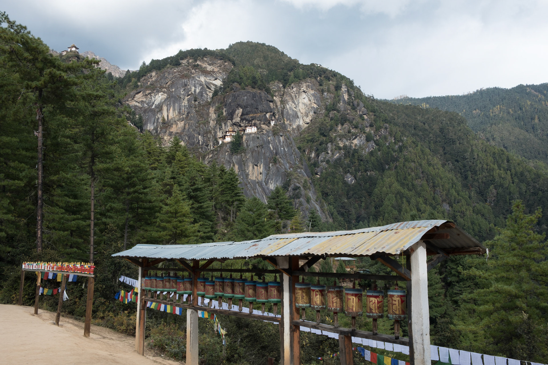 The path up to Tiger’s Nest from the valley
