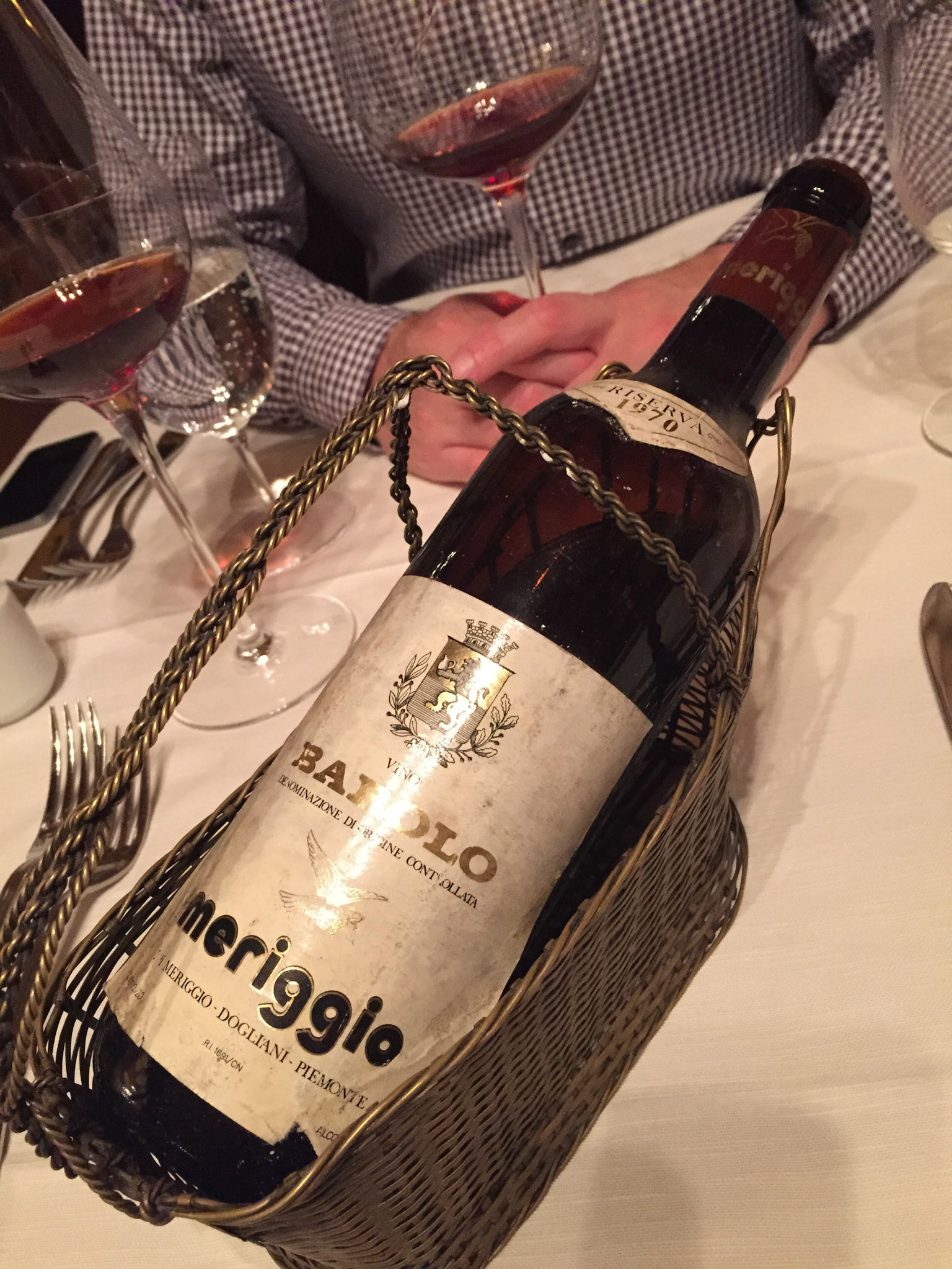 Barolo wine from 1970!
