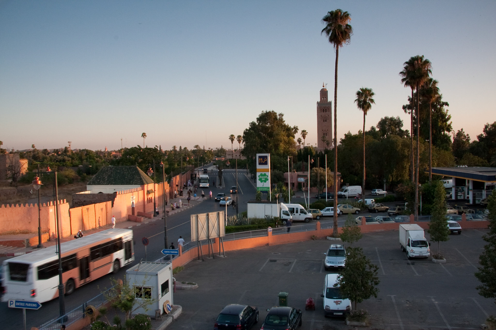 Travelling to work...