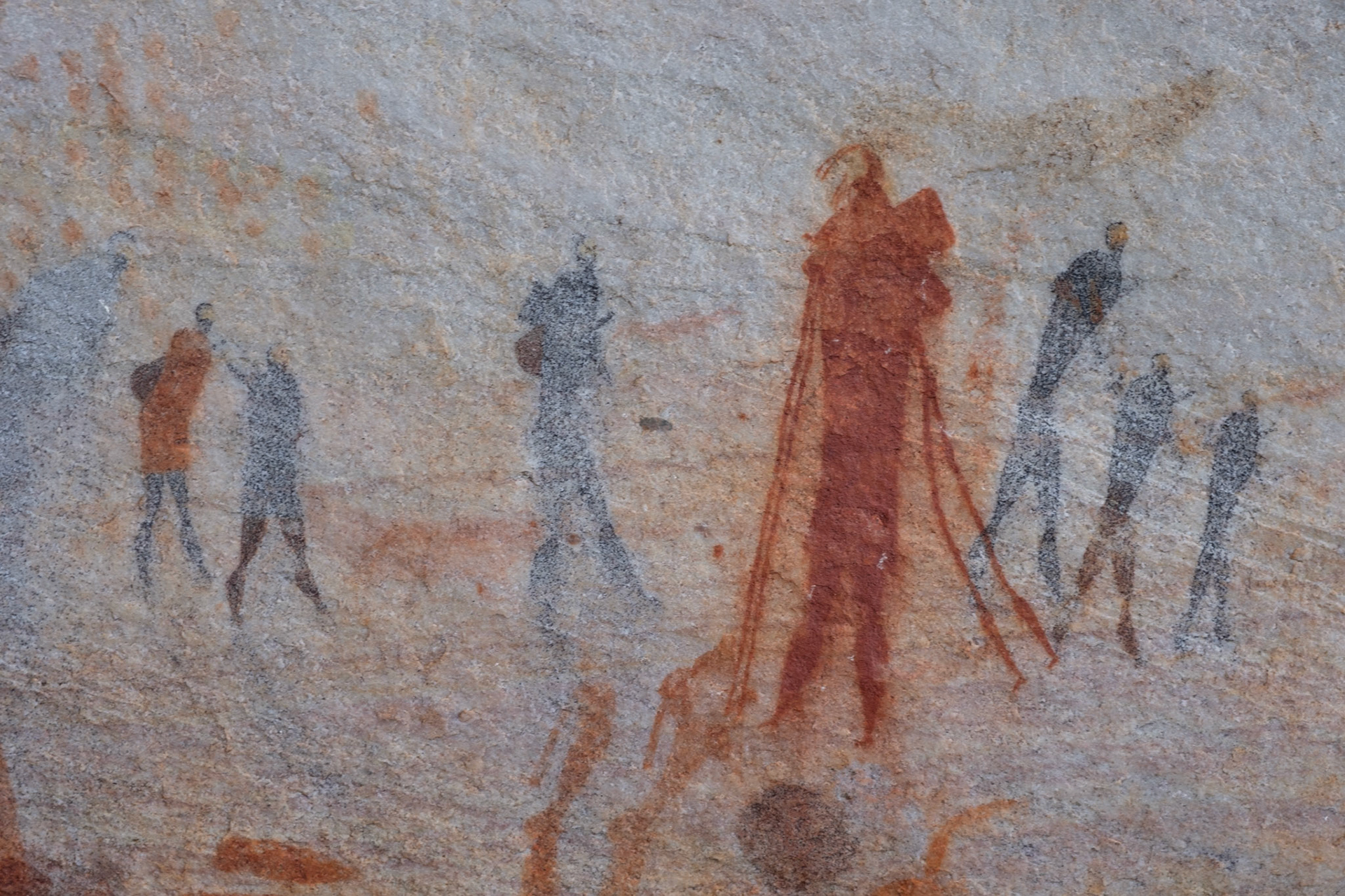 San depiction of a Shaman