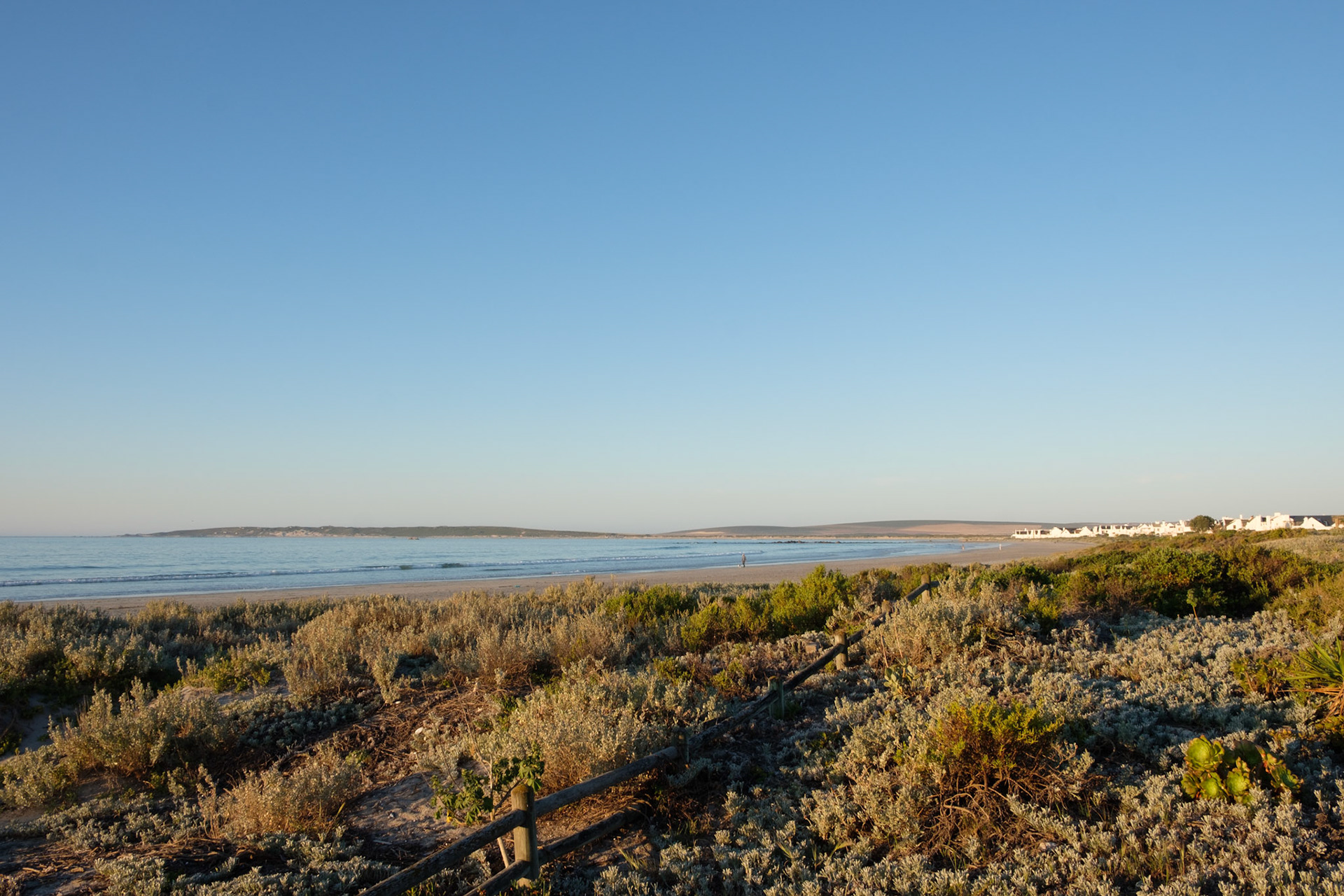 View from Voorstrandt restaurant