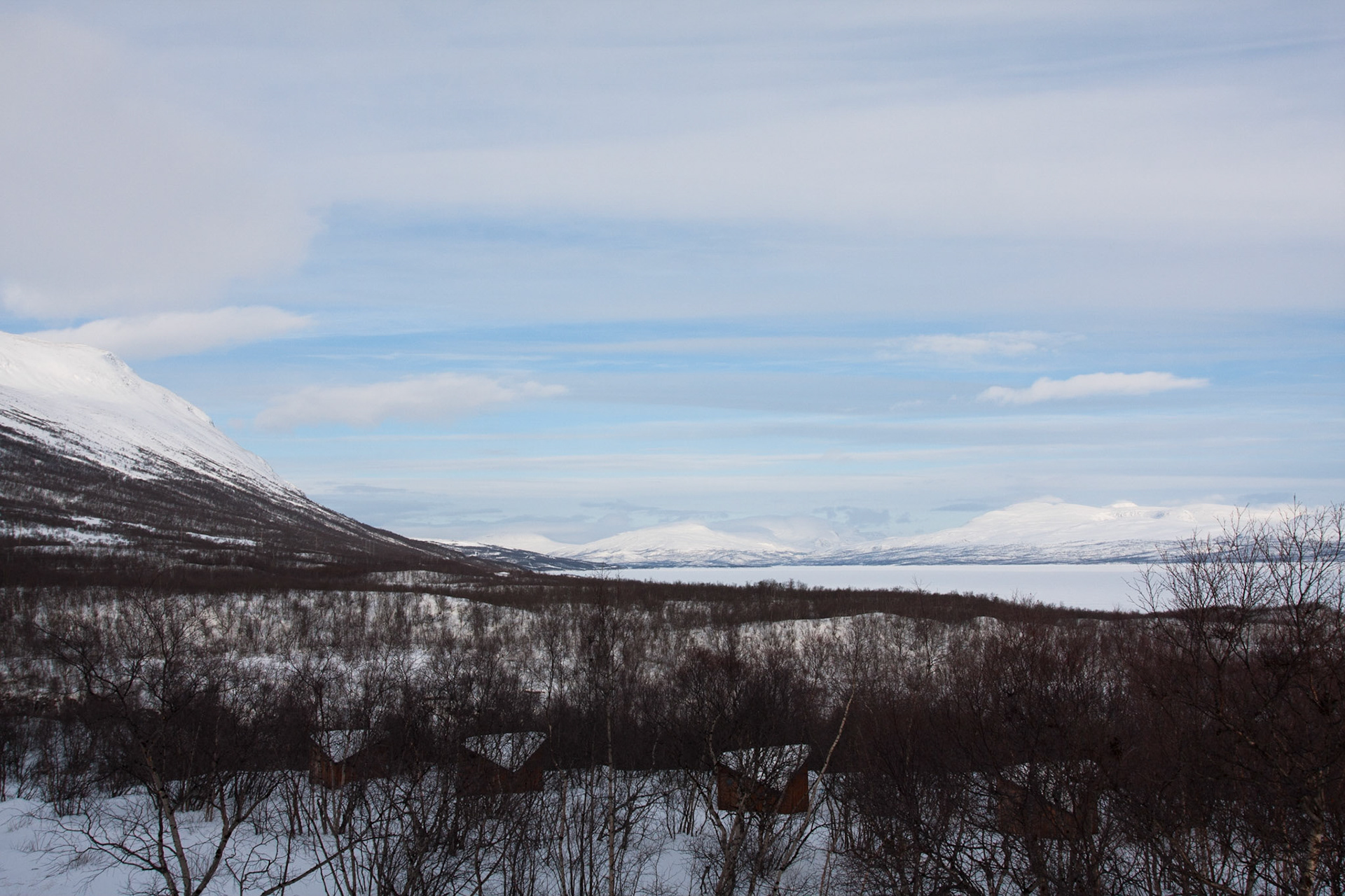 View from Abisko Touriststation