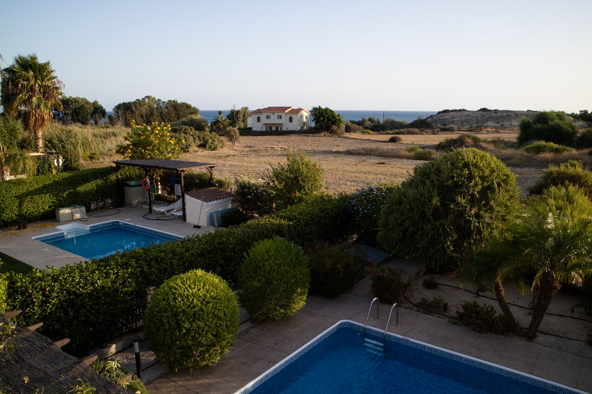 View from our bedroom, late afternoon