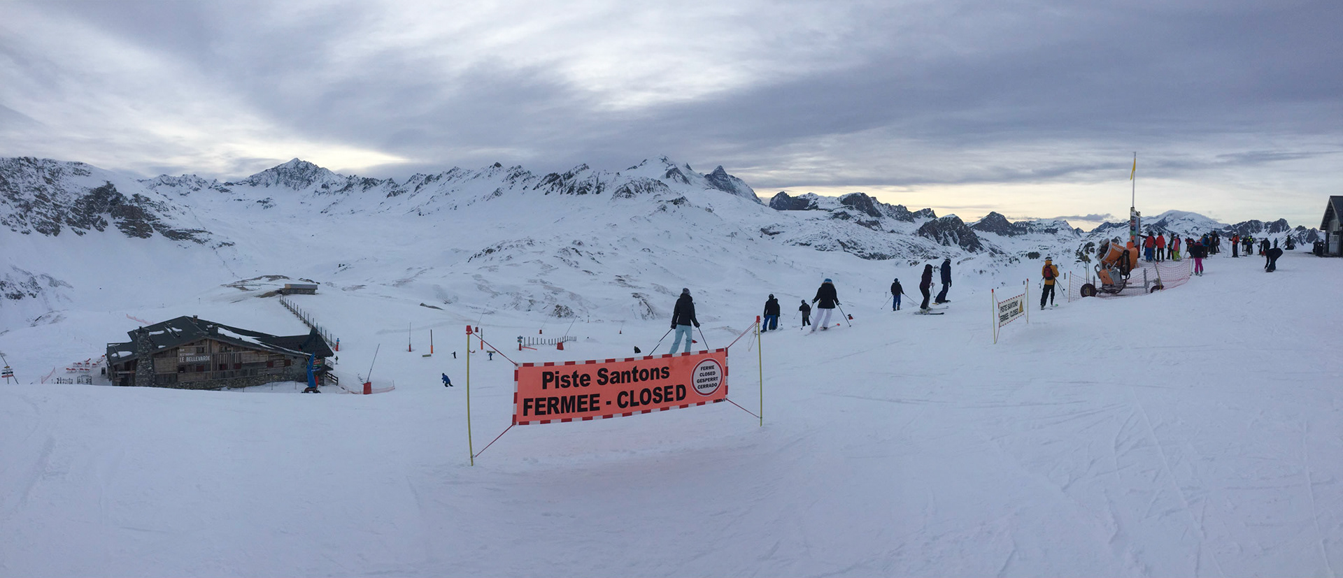 Panorama from top of Bellevarde