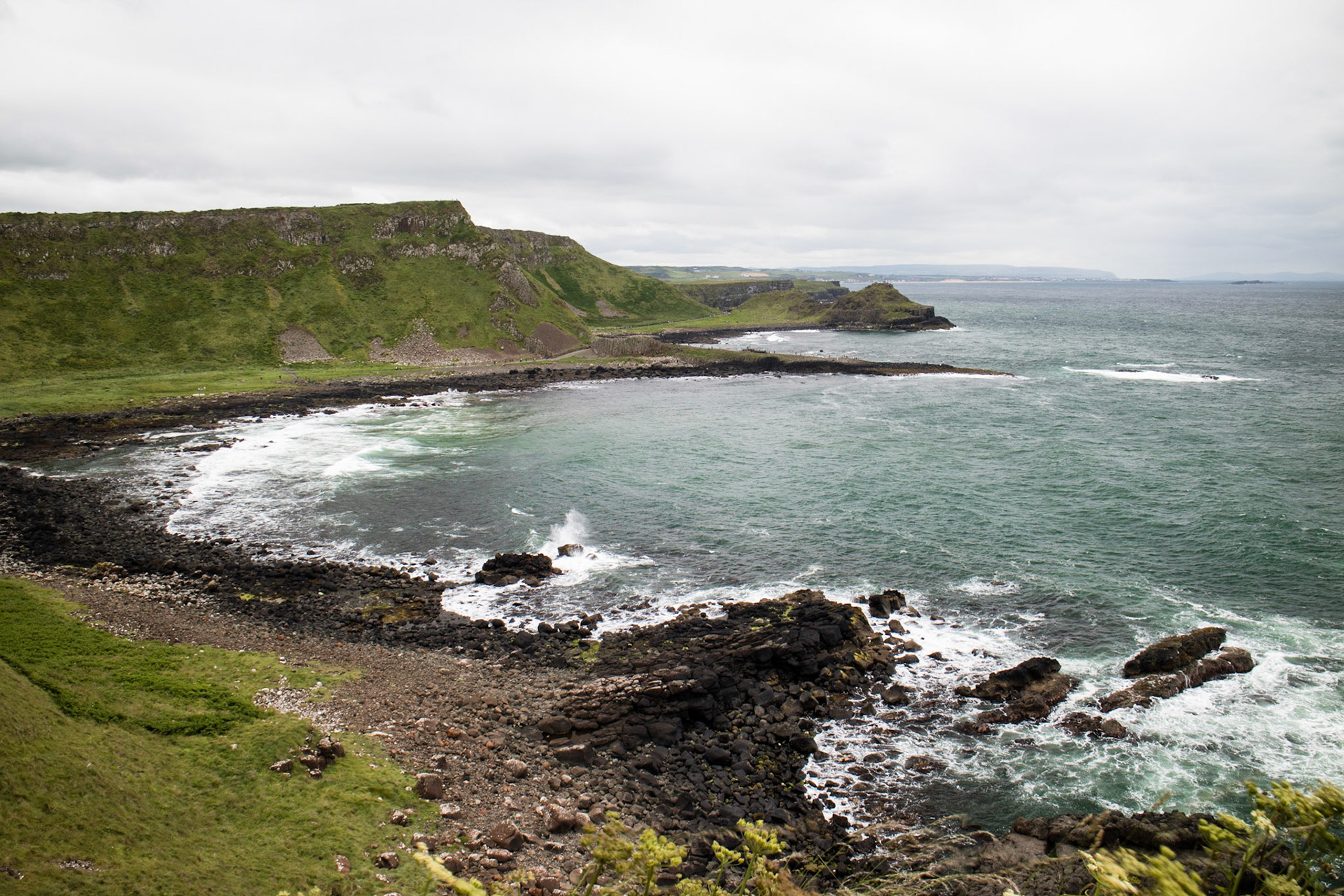 View from the Giant's organ (Port Noffer, Causeway, Port Ganny)