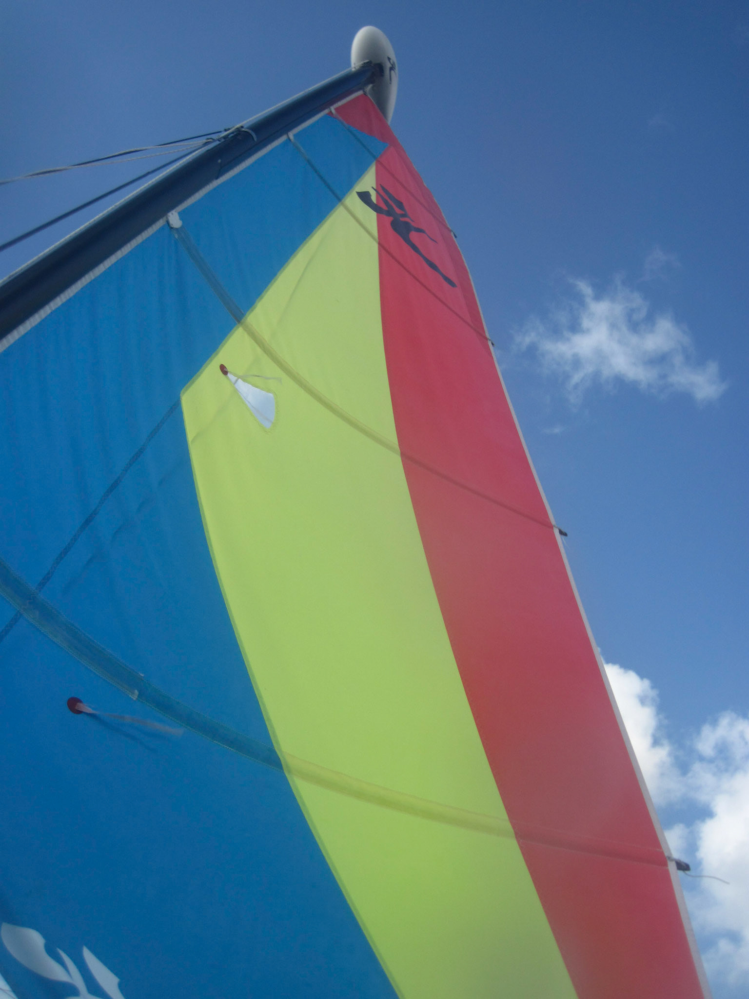 Sailing the Hobie cat