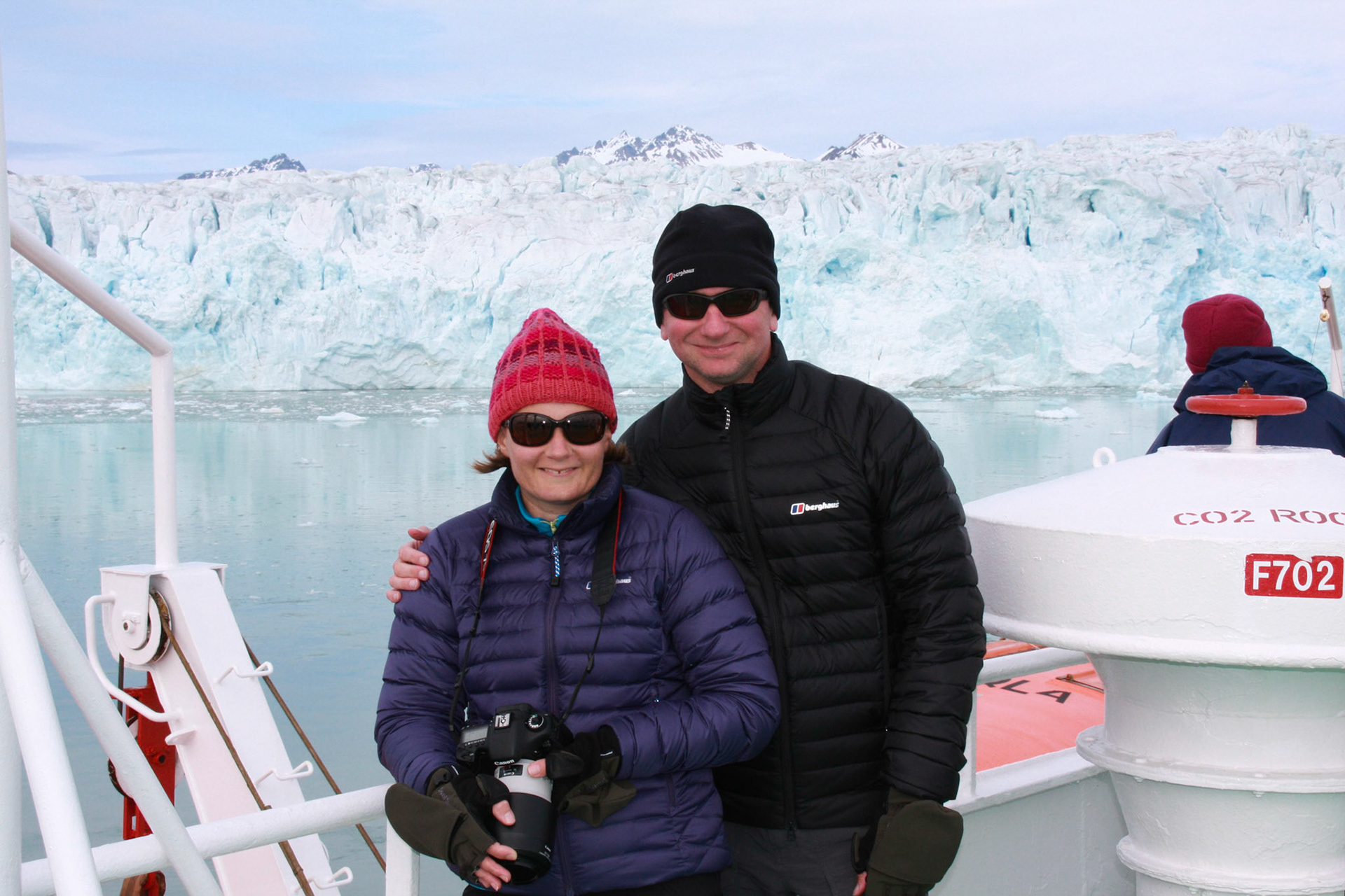 At Lilliehookbreen glacier