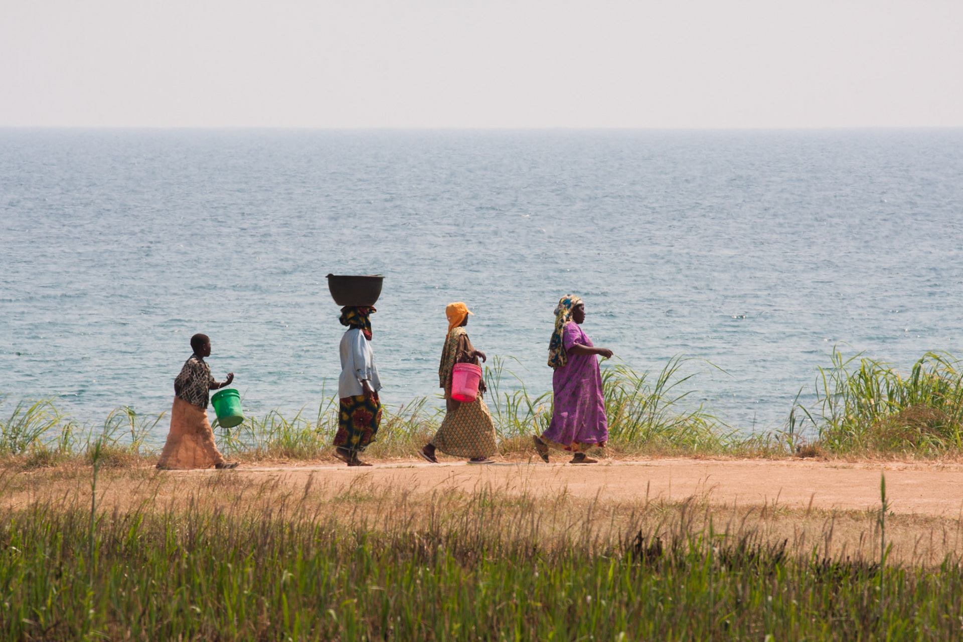 Local women, Lake Tanganyika