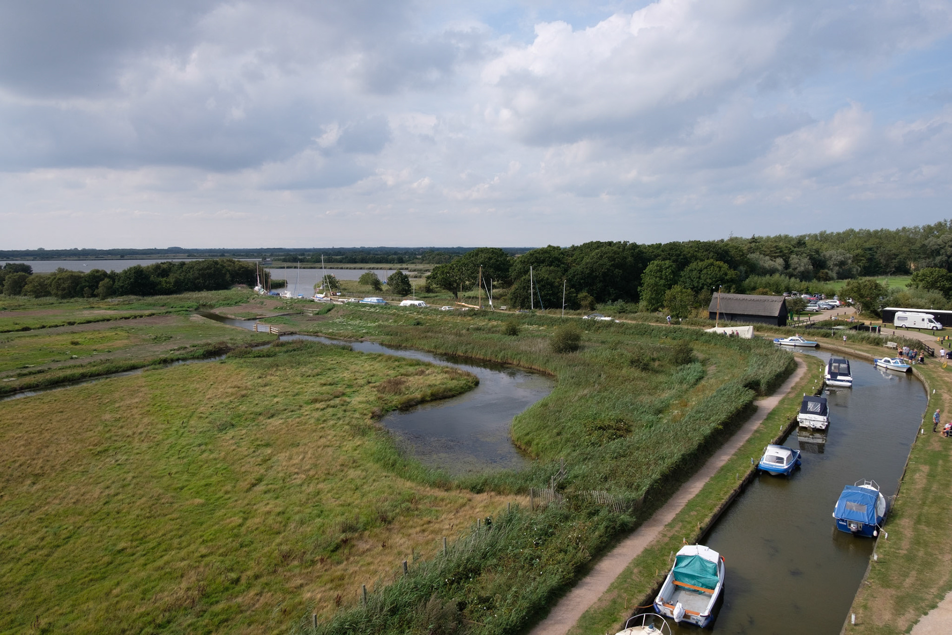 View from top Horsey Drainage Windpump