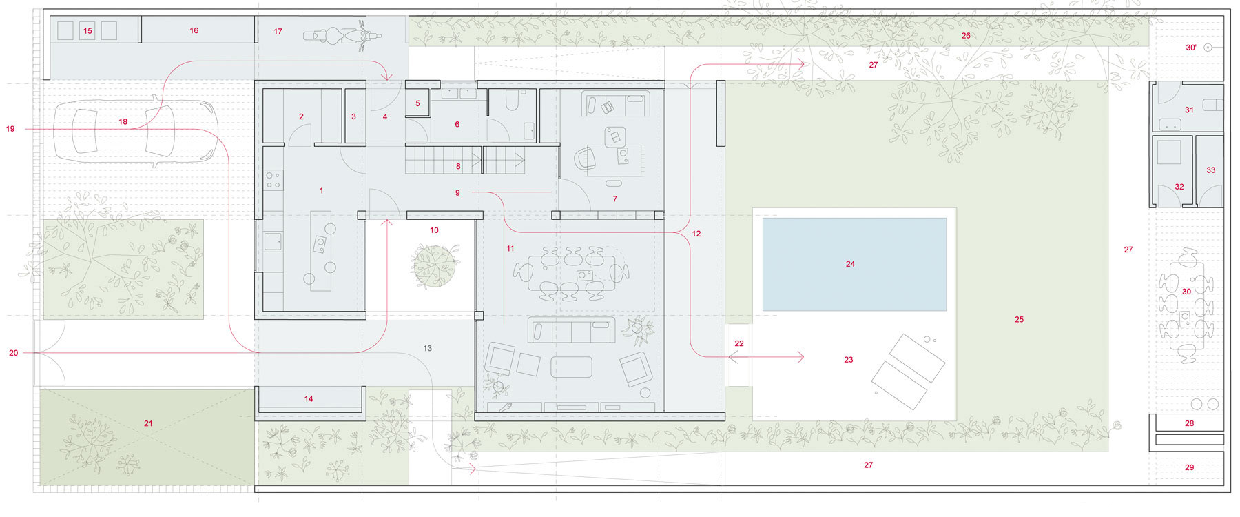 Cat House Ground Floor Plan