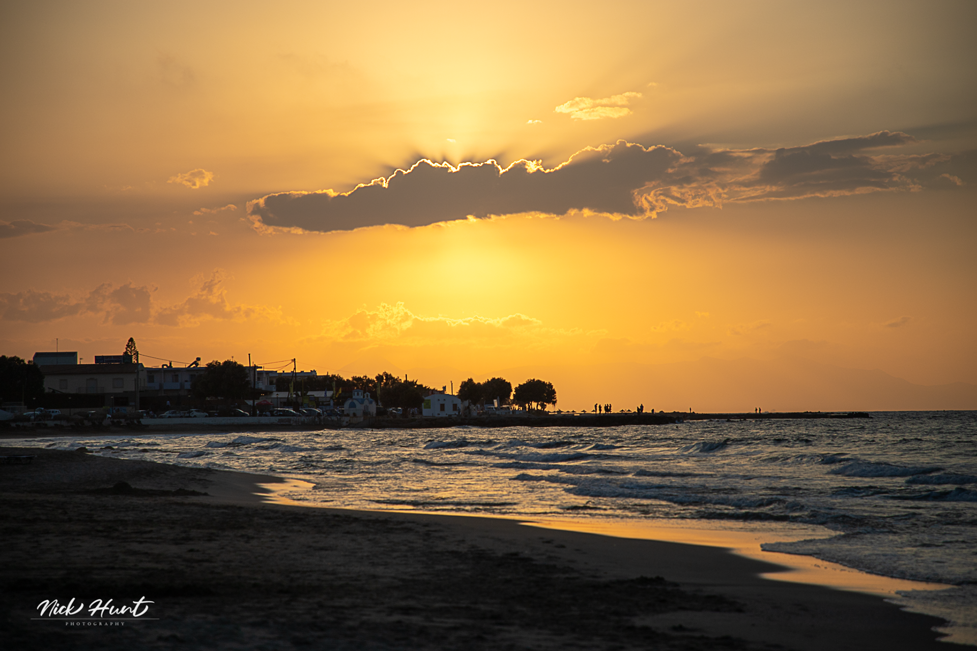 Sunset in Heraklion Crete (2)