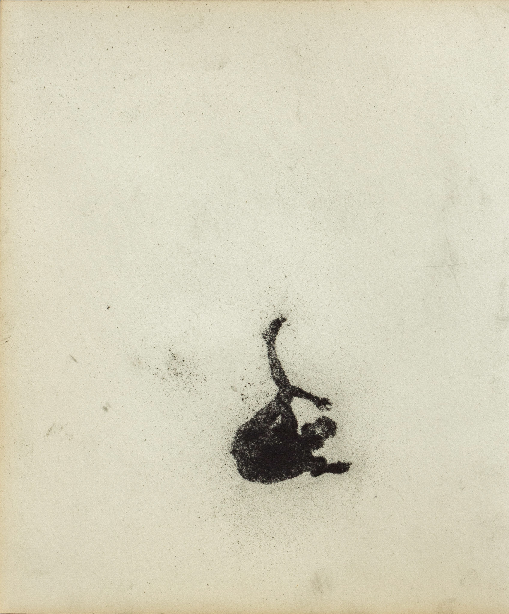 Untitled, graphite(powder) on paper, 23,9 x 20 cm, 2020