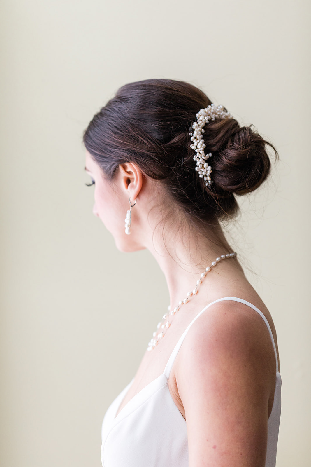 Photographer: @annemientkaphoto  Makeup: @Hillaryfayfreelancemua Hair: @evie_upstyles Venue: @Innatmanchester Bridal Gown: @everthinebridal Bridal Model: @Cryssorell