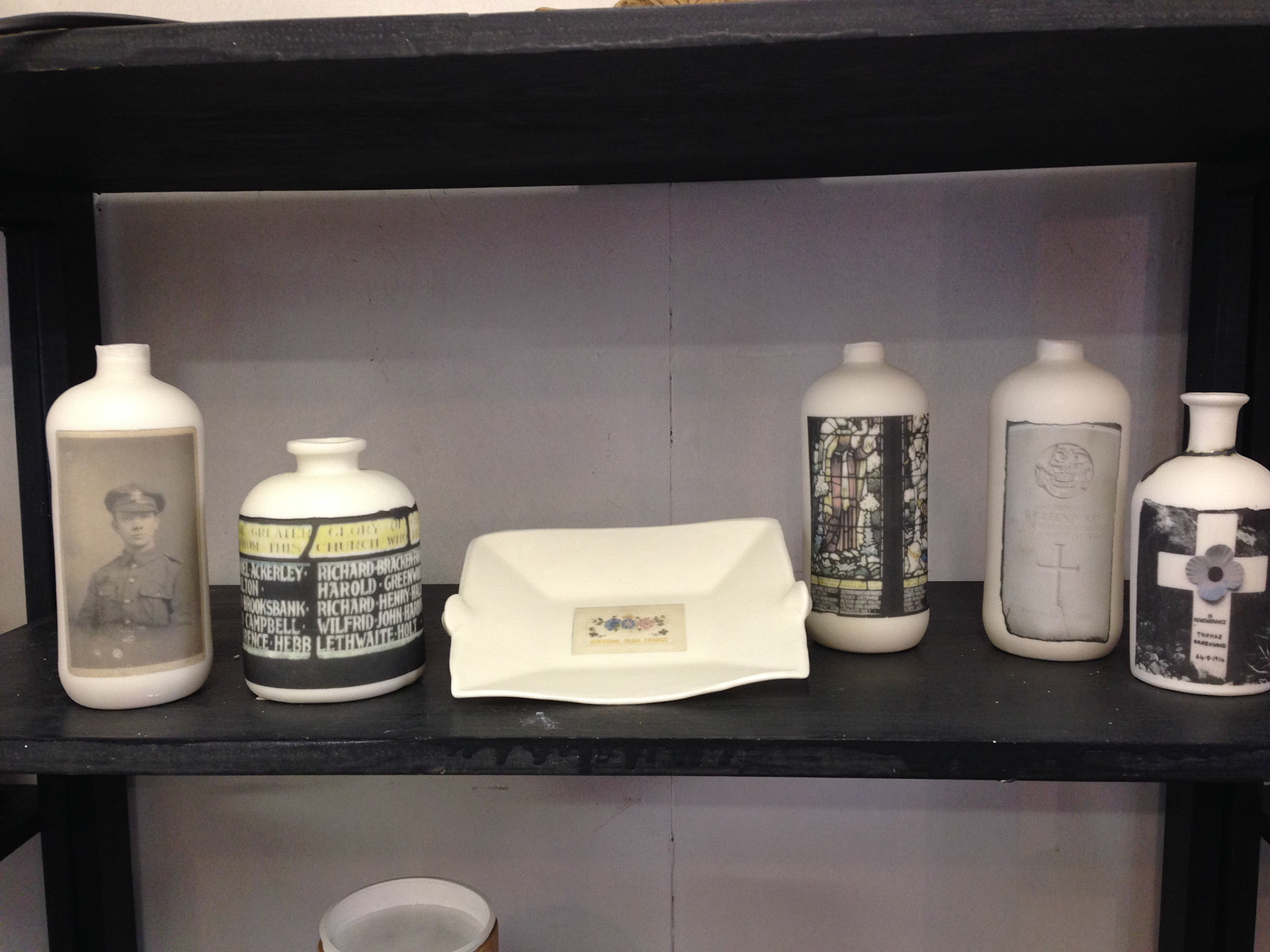 Family history parianware at Brier Hey Pottery
