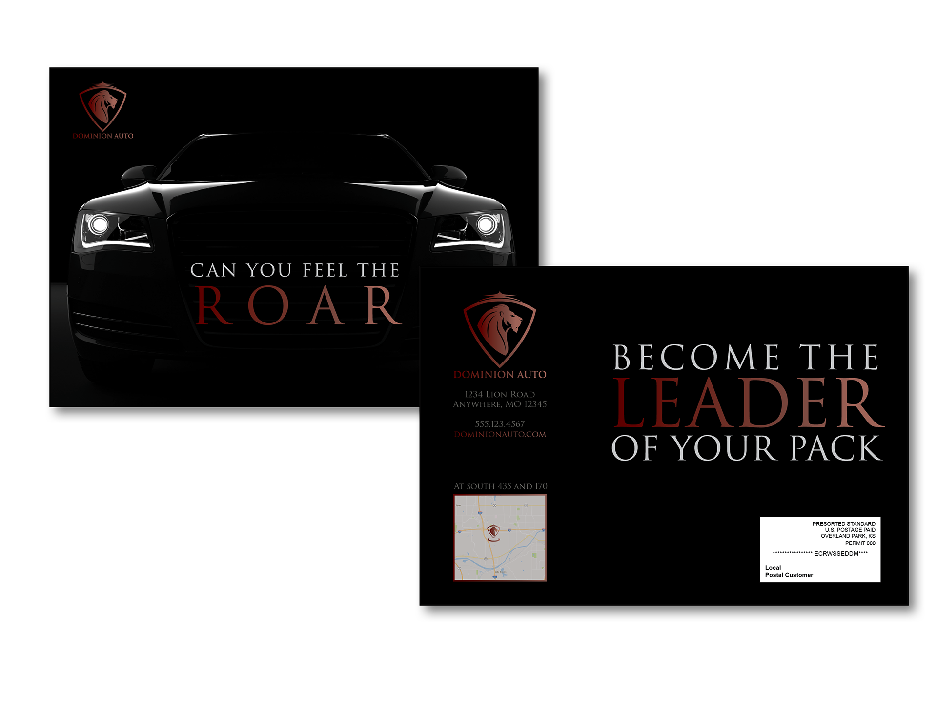 lindsey estes - Dominion Auto Luxury Car Dealership Branding Package