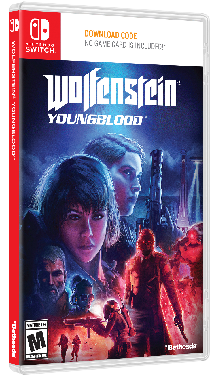 Wolfenstein: Youngblood Standard Edition packaging for the Nintendo Switch