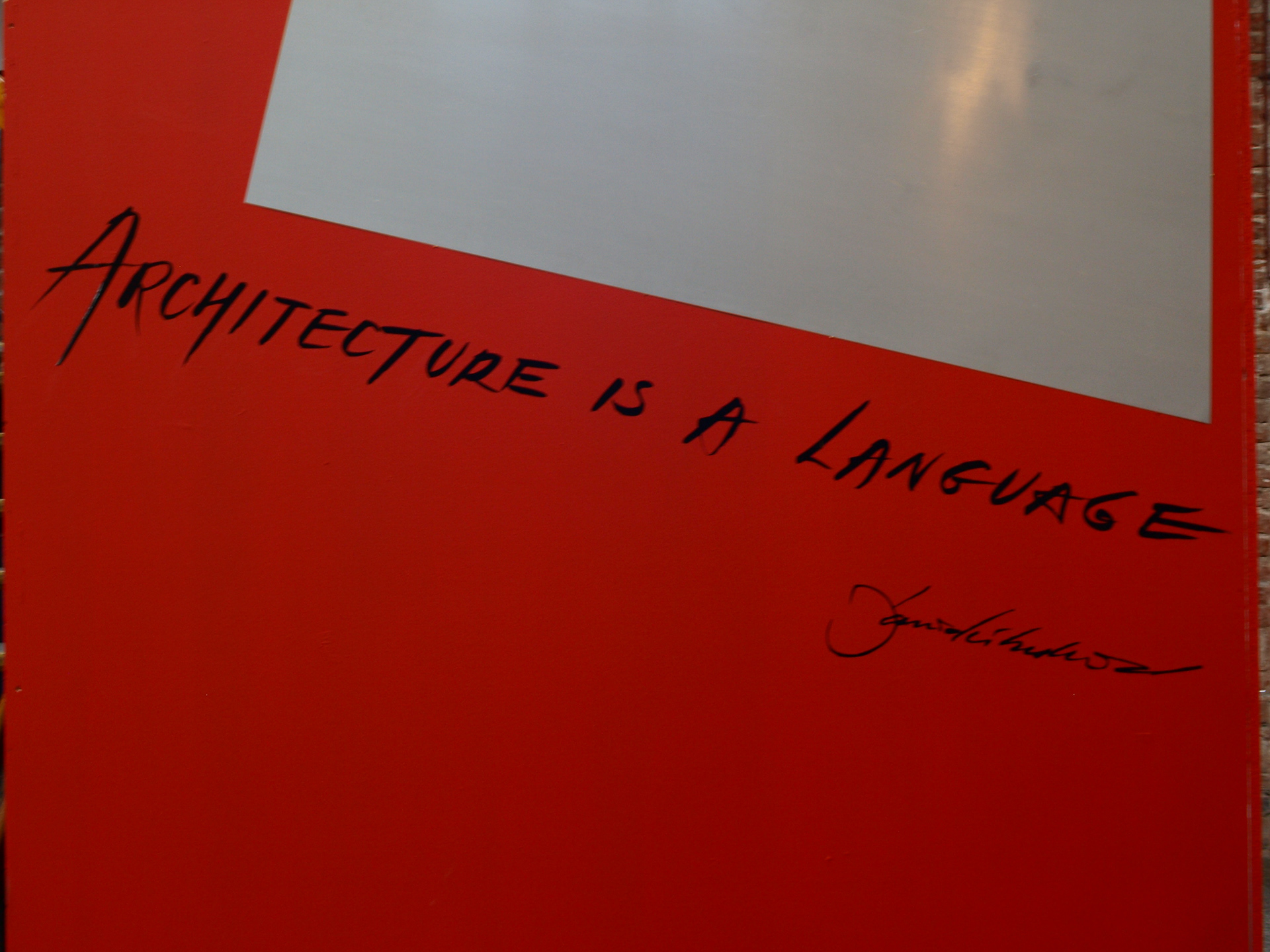 Architecture is a Language. fot. B. Rokicka