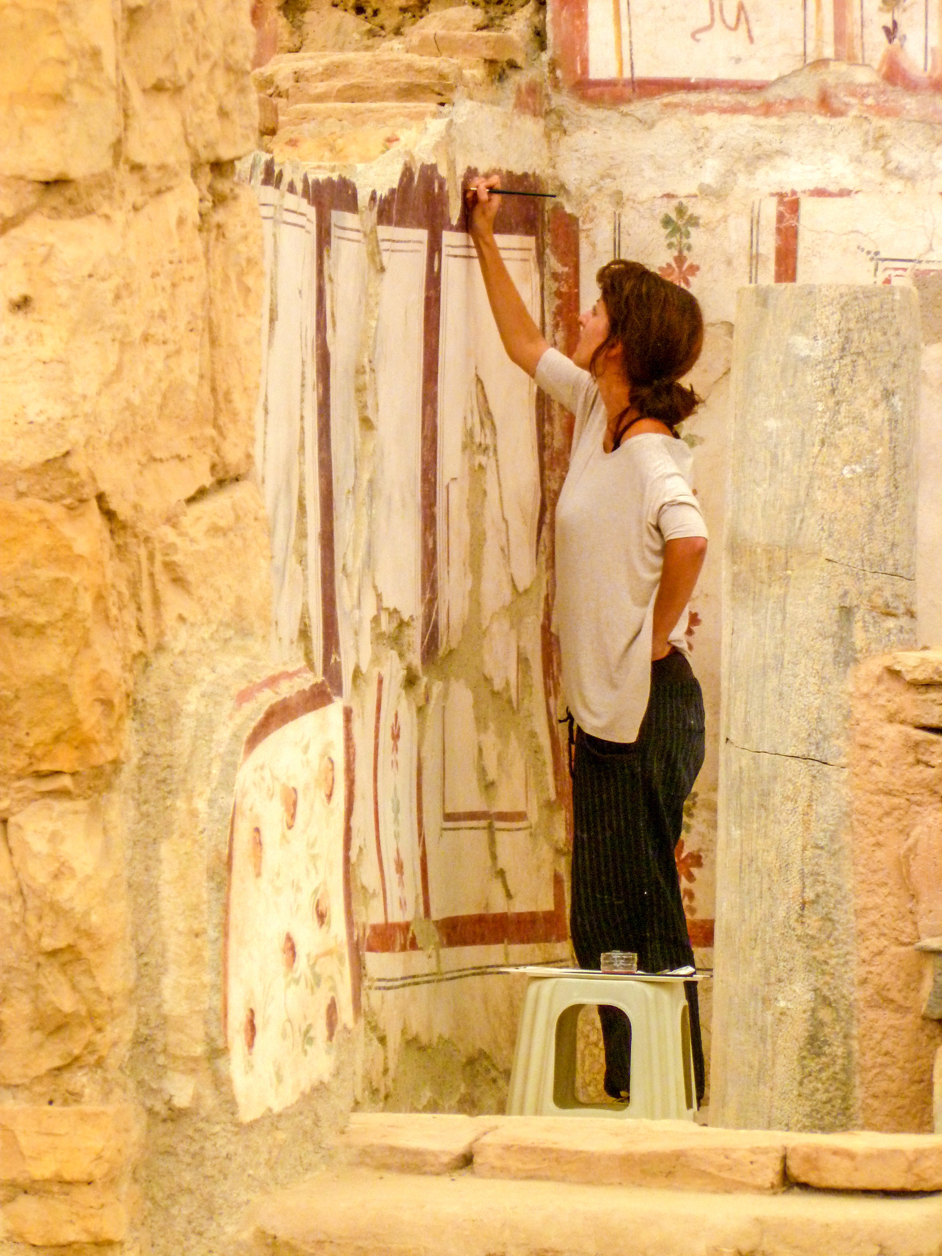 Restoration at Ephesus, Kusadasi, Turkey. ©2012, Corey Sandler