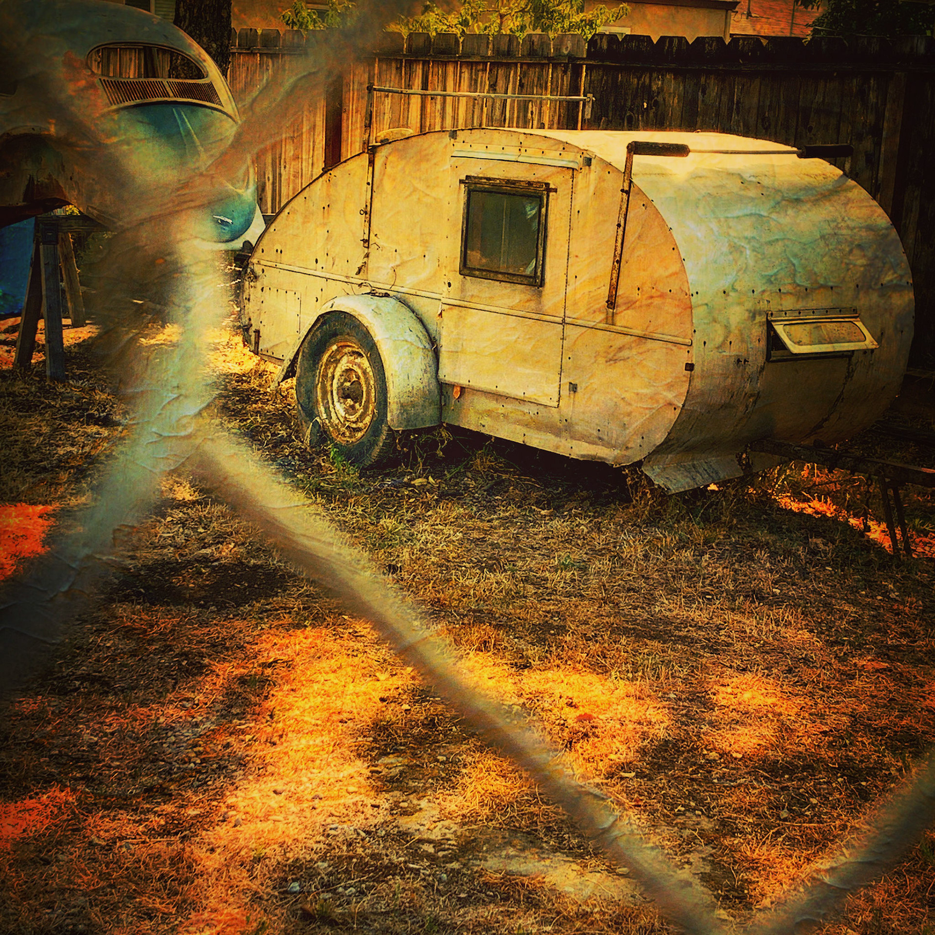 Old School Teardrop Trailer