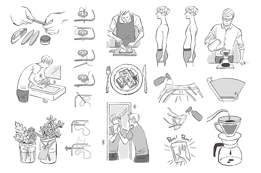 Mariko Yamazaki Illustrations Men S Non No 14年10月号 Mariko Yamazaki Illustrations Men S Non No 14年10月号