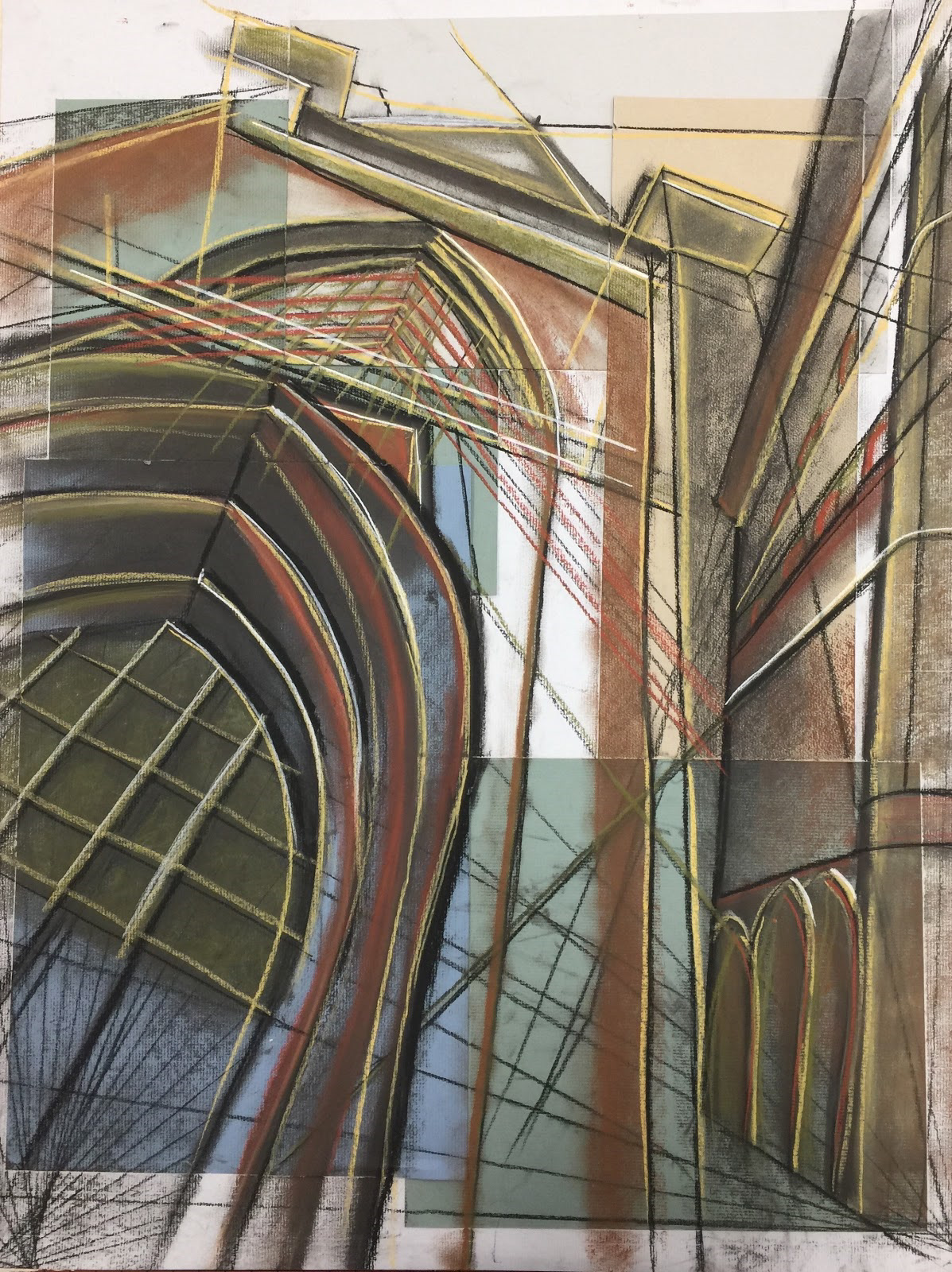 Grace Geisler, Orthogonal Renaissance, Mixed Media, Kenston High School, Educator: Todd Malkus, Grade 12, Silver Key