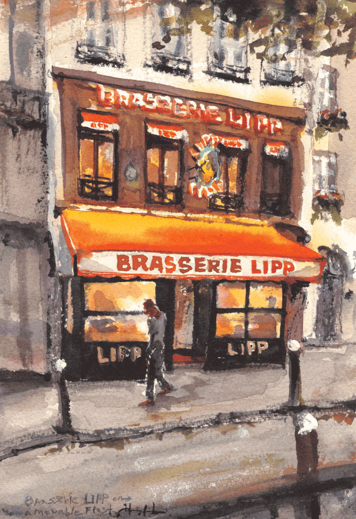 Brasserie Lipp ブラッスリー・リップ (15.8 x 22.7 cm)