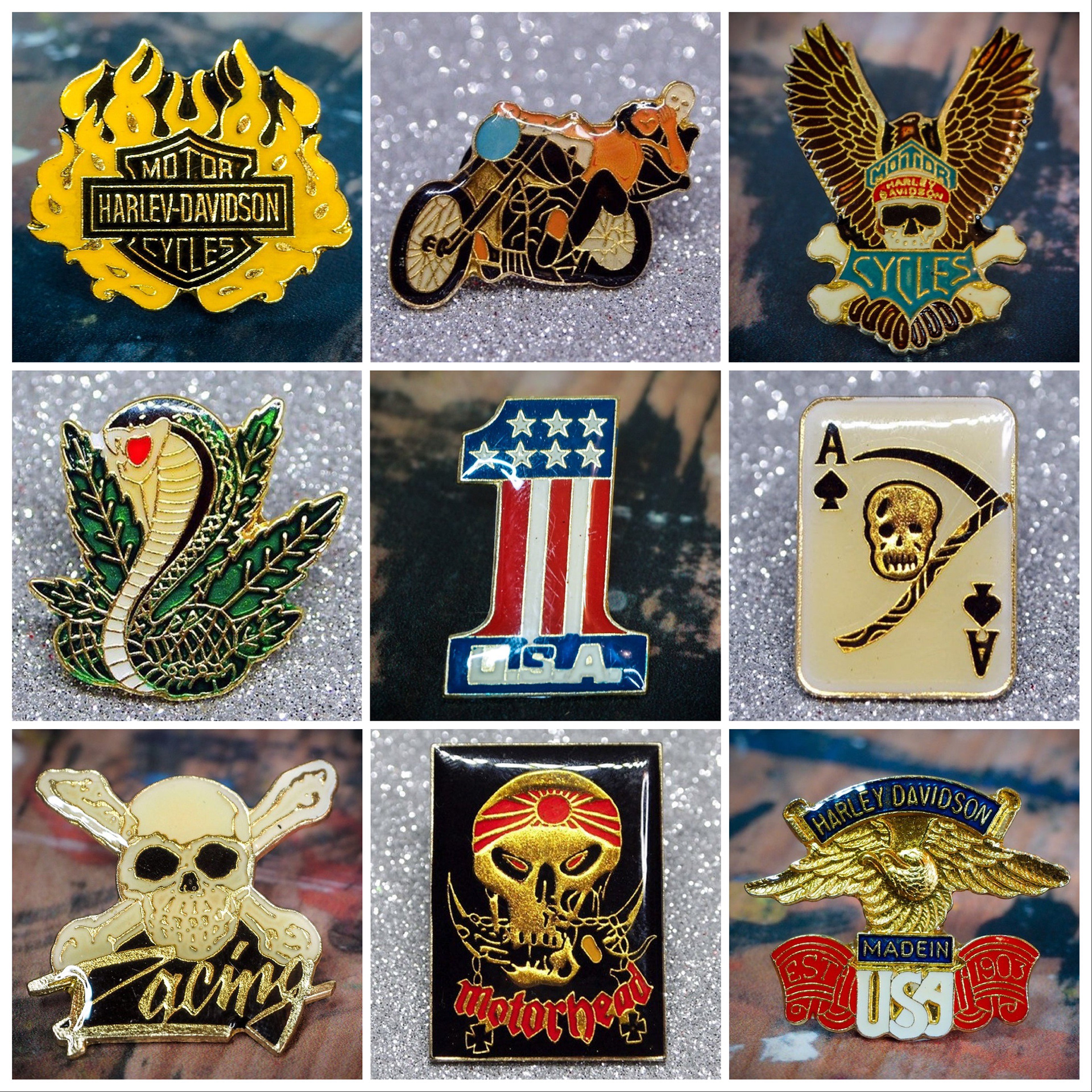 Vintage Enamel Pin Finds