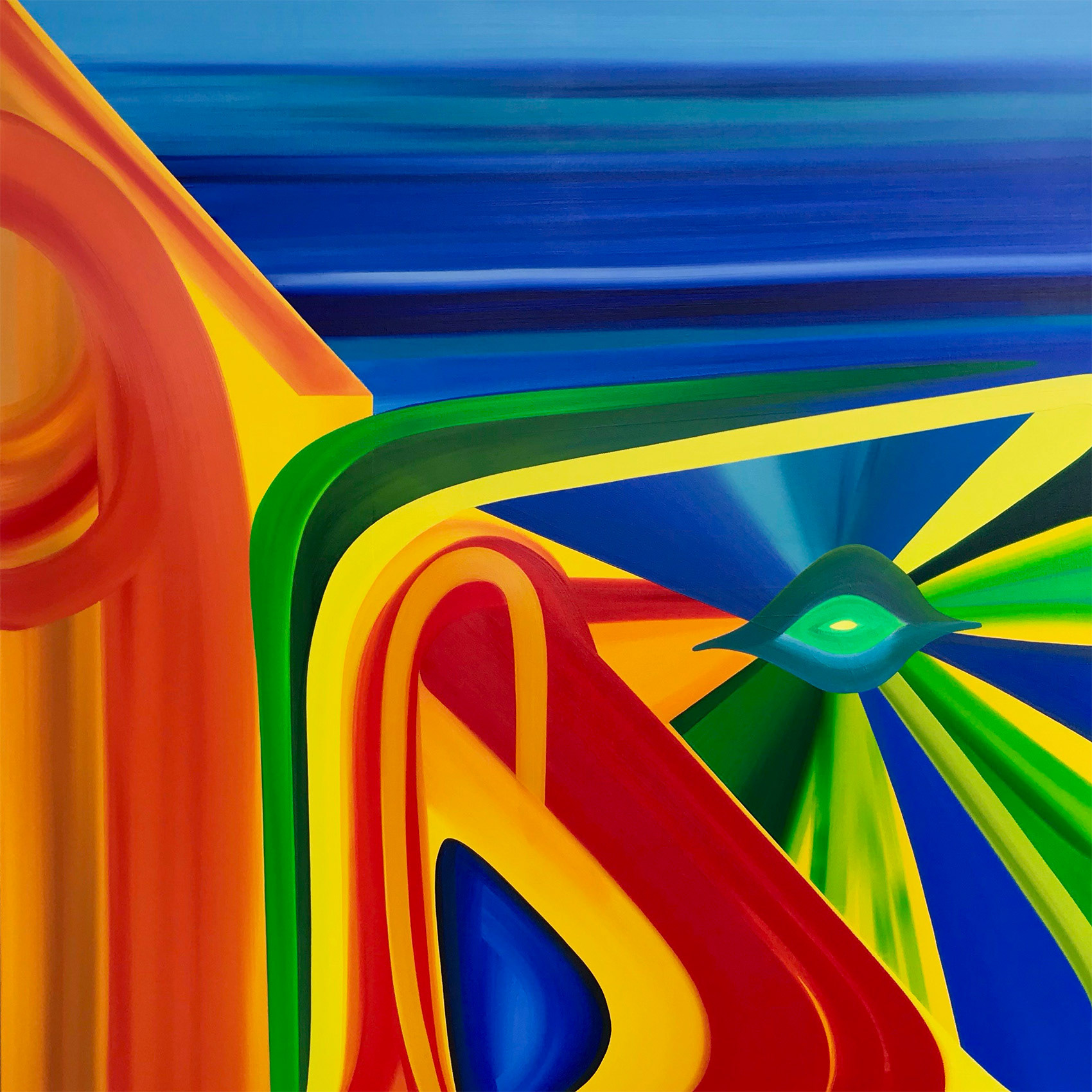 "Awakening" - 48" x 48", SOLD, Oil on Canvas