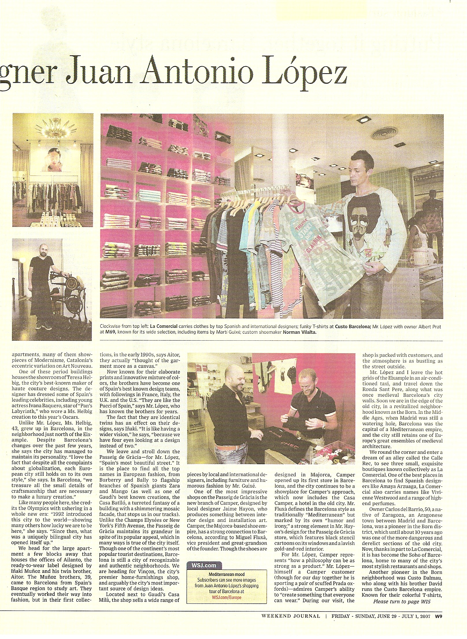 WALL STREET JOURNAL, July 2007