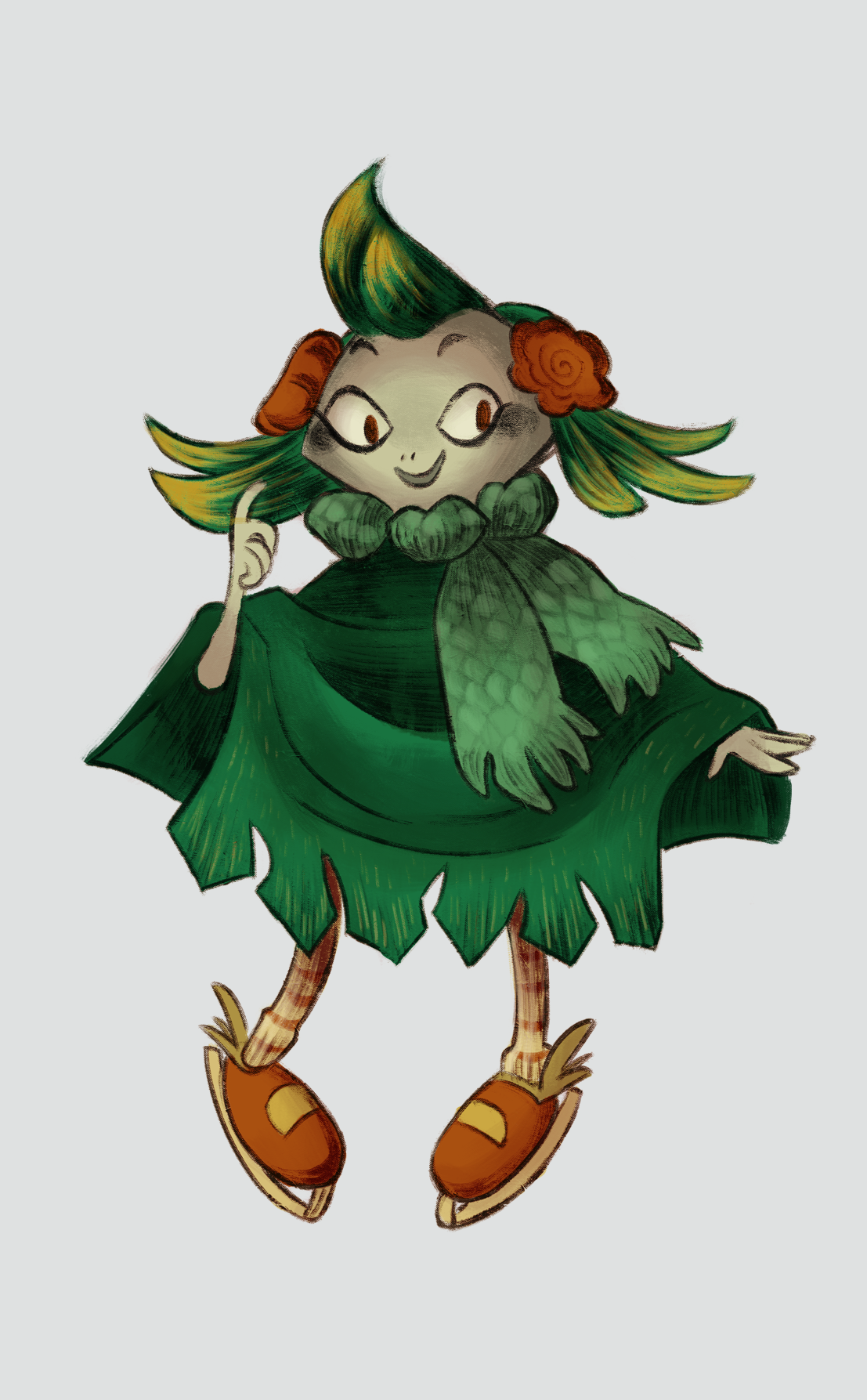 "Odd Girl Character Concept" - Iceskating Pals project