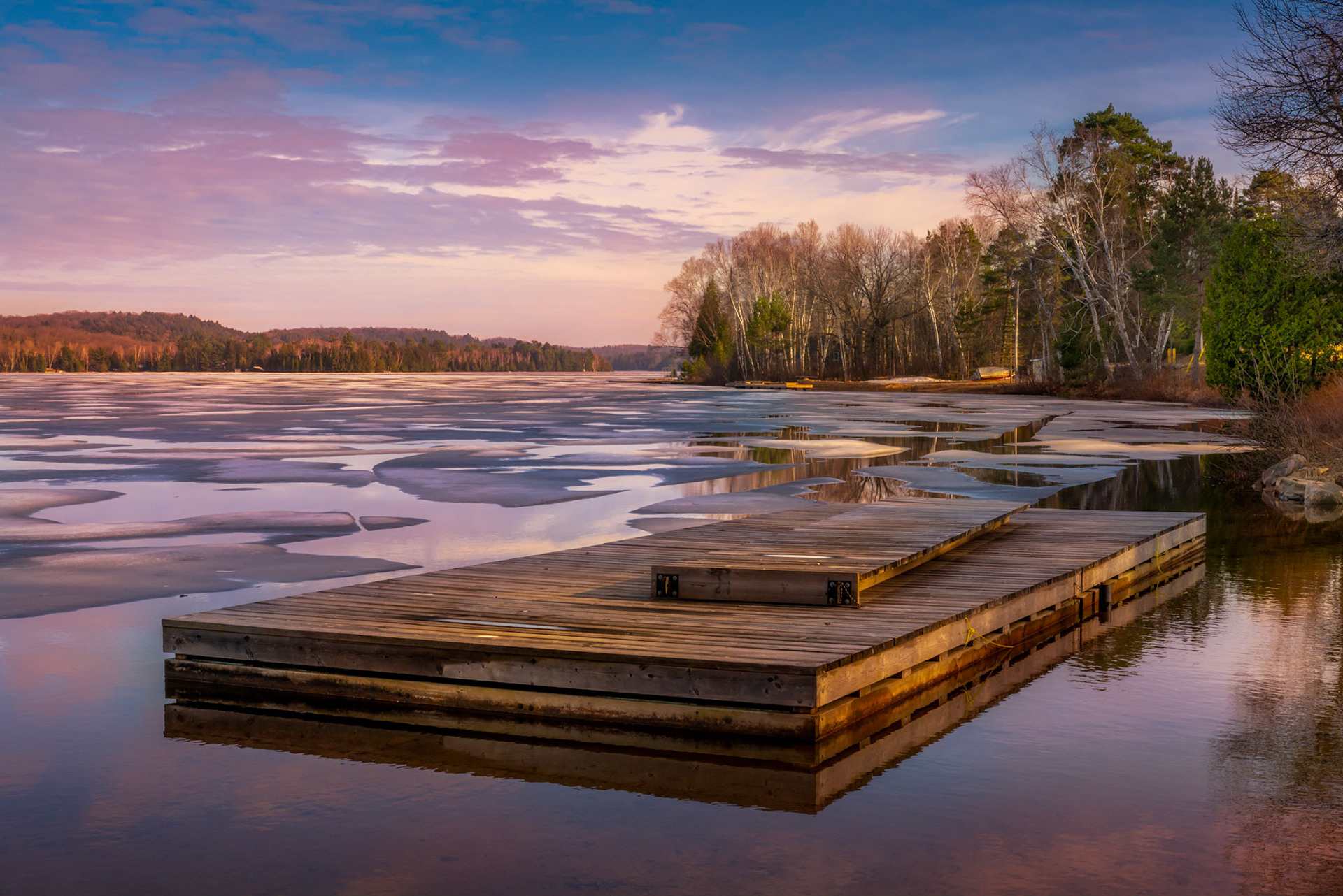 Spring Thaw on Oxtongue © Irwin Seidman