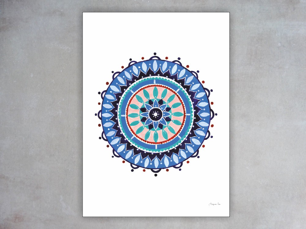 CALM MANDALA - poster