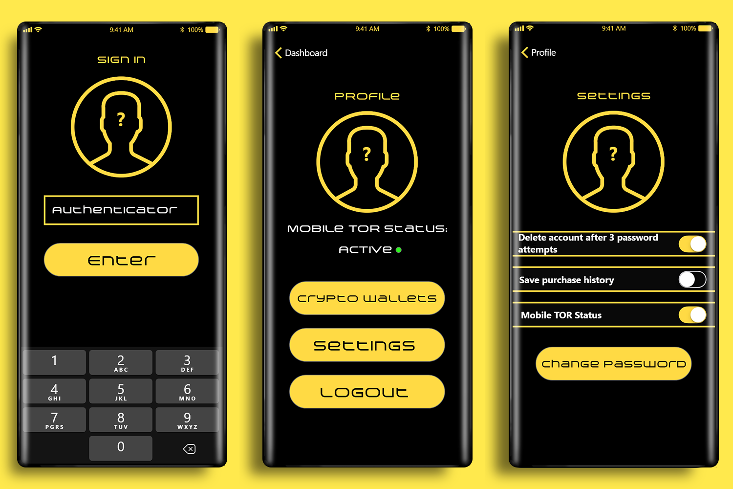 andrew sullivan Portfolio Black Market App