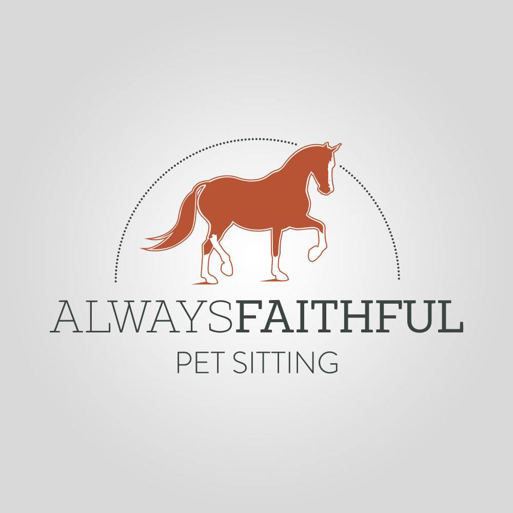 Tricia Jones Always Faithful Pet Sitting Logo Design
